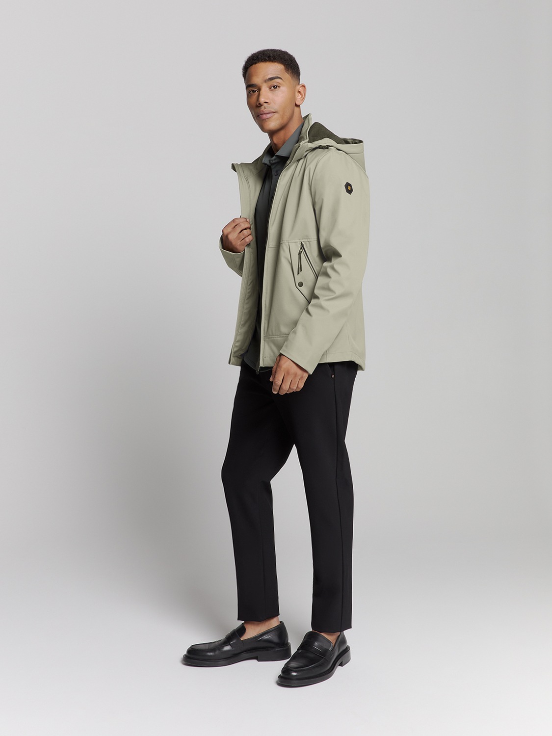 Thumbnail - NO EXCESS Kurzjacke "No Excess Jacke mit abnehmbarer kapuze"