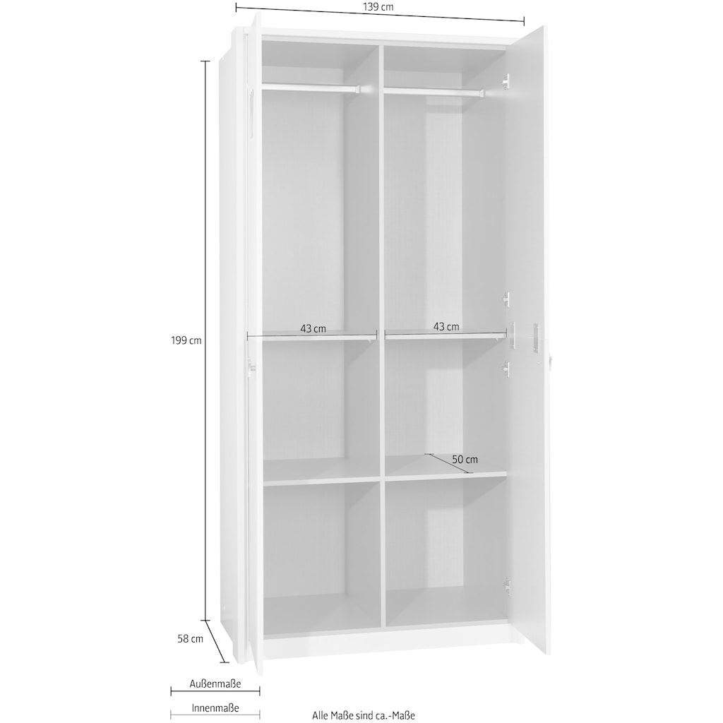 Wimex Drehtürenschrank »Cindy2«