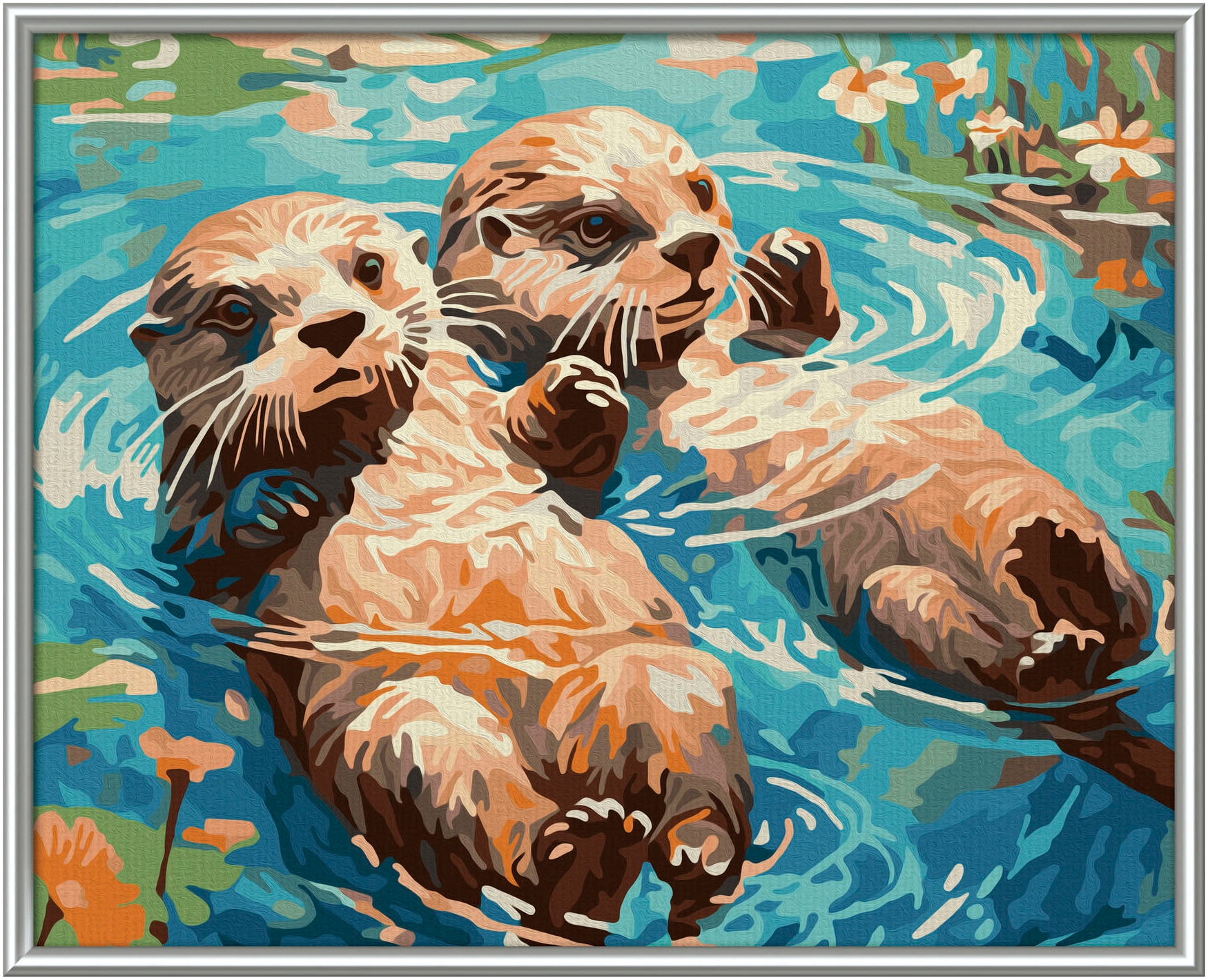 Schipper Malen nach Zahlen »Meisterklasse Klassiker, Otterpärchen«, Made in Germany