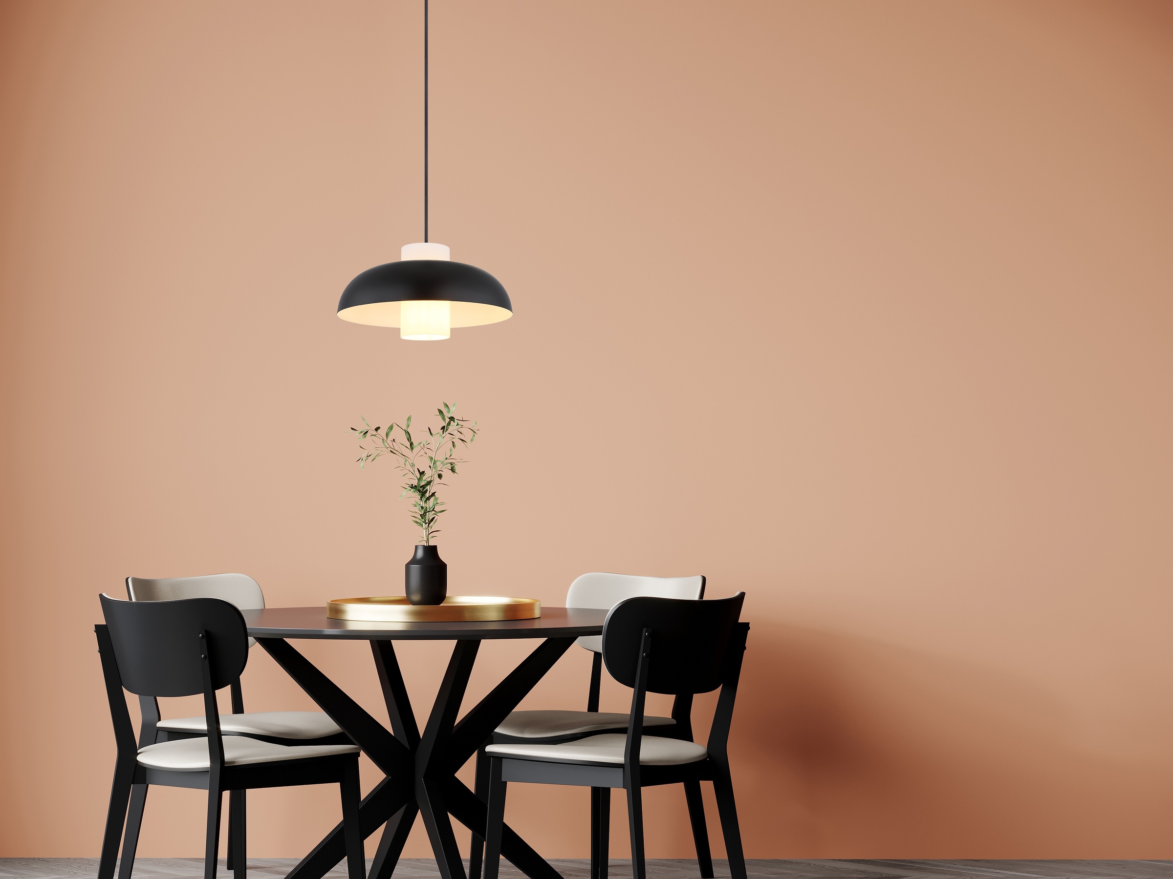 GLOBO LIGHTING Hängeleuchte »LOWE« E27 1 Stk. Hängelampe schwarz Glas opal Zylinder DM 11cm