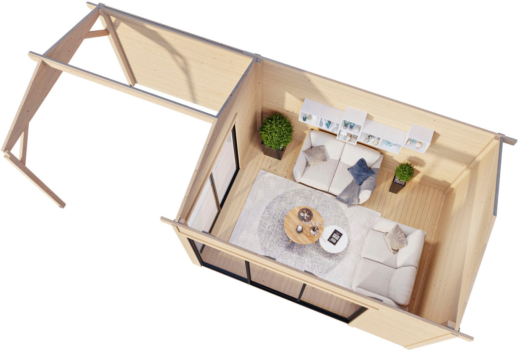 Palmako Gartenhaus »Amanda Slide« verschiedene Farben