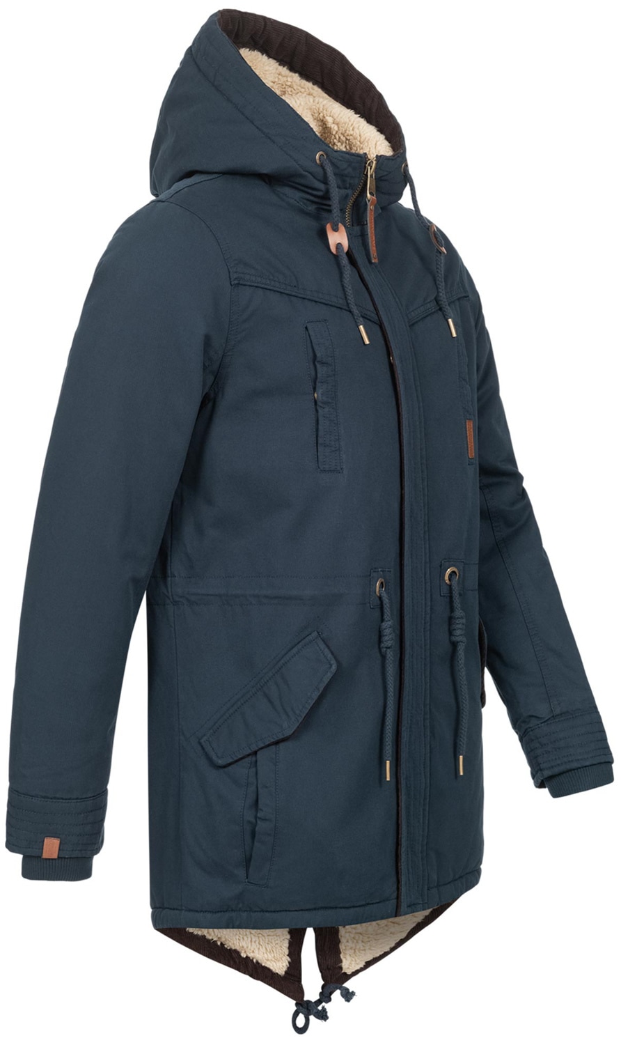 Alessandro Salvarini Winterjacke »ASMenara«, mit warmem Teddyfell