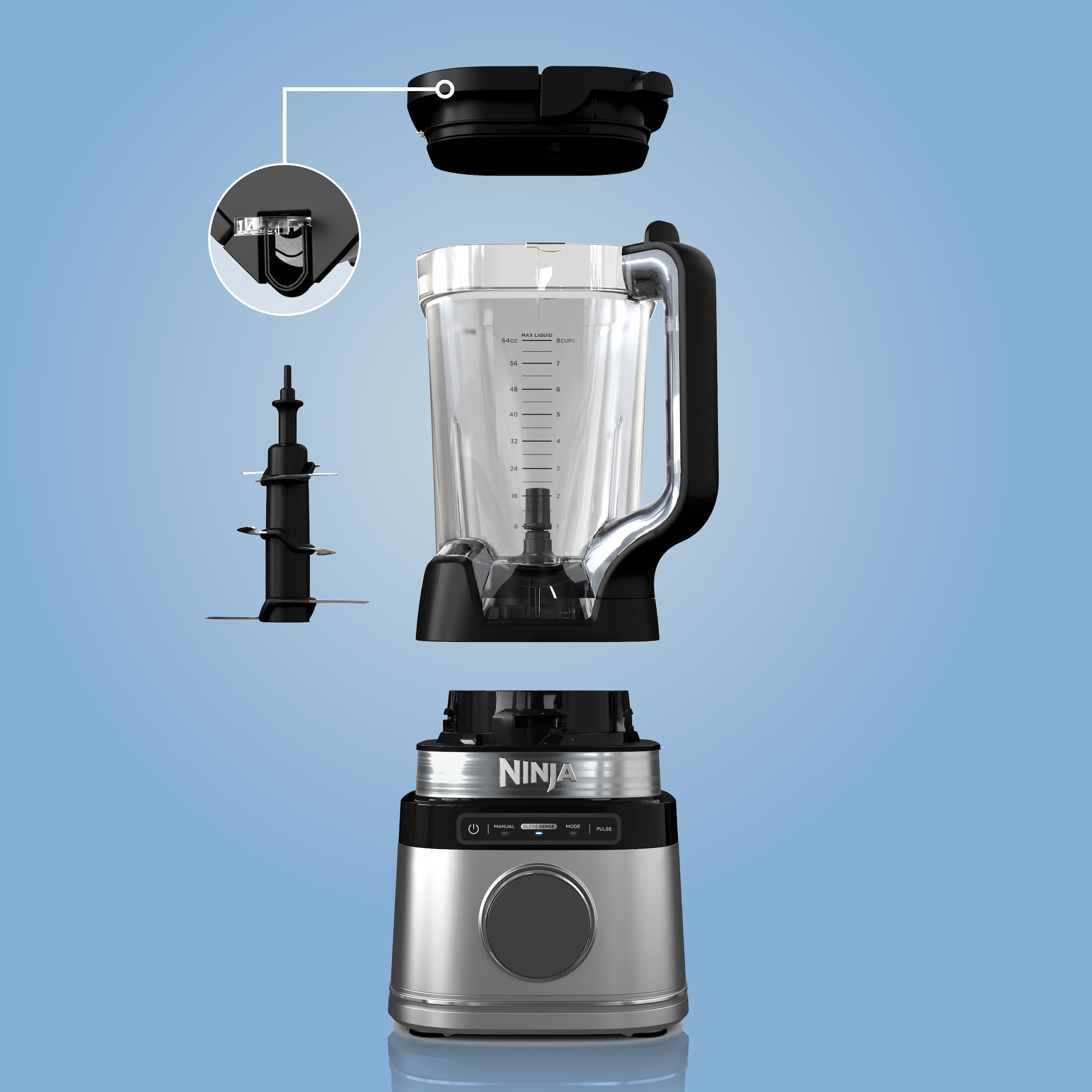 NINJA Standmixer »Detect Power Mixer Pro TB201EU«, 1200 W