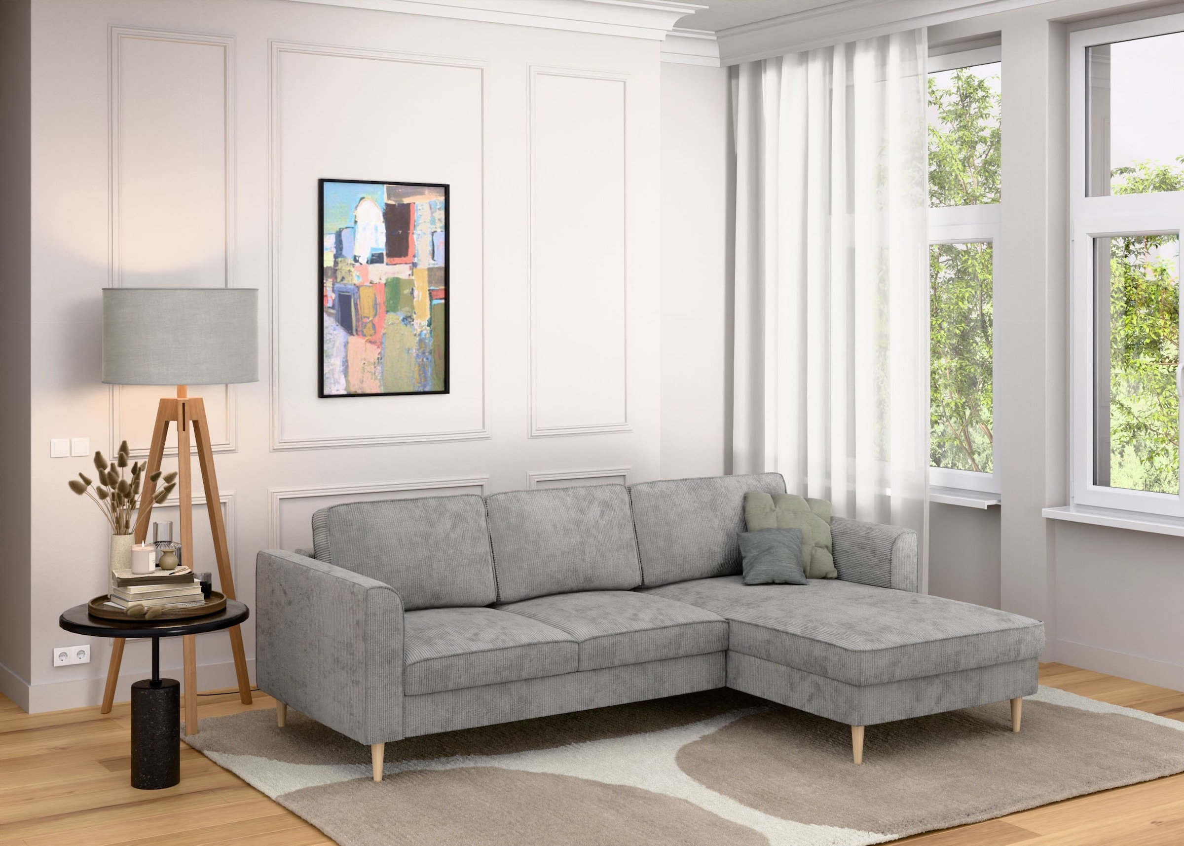 Home affaire Ecksofa "Booster Couch wahlweise mit Schlaffunktion und Bettka günstig online kaufen