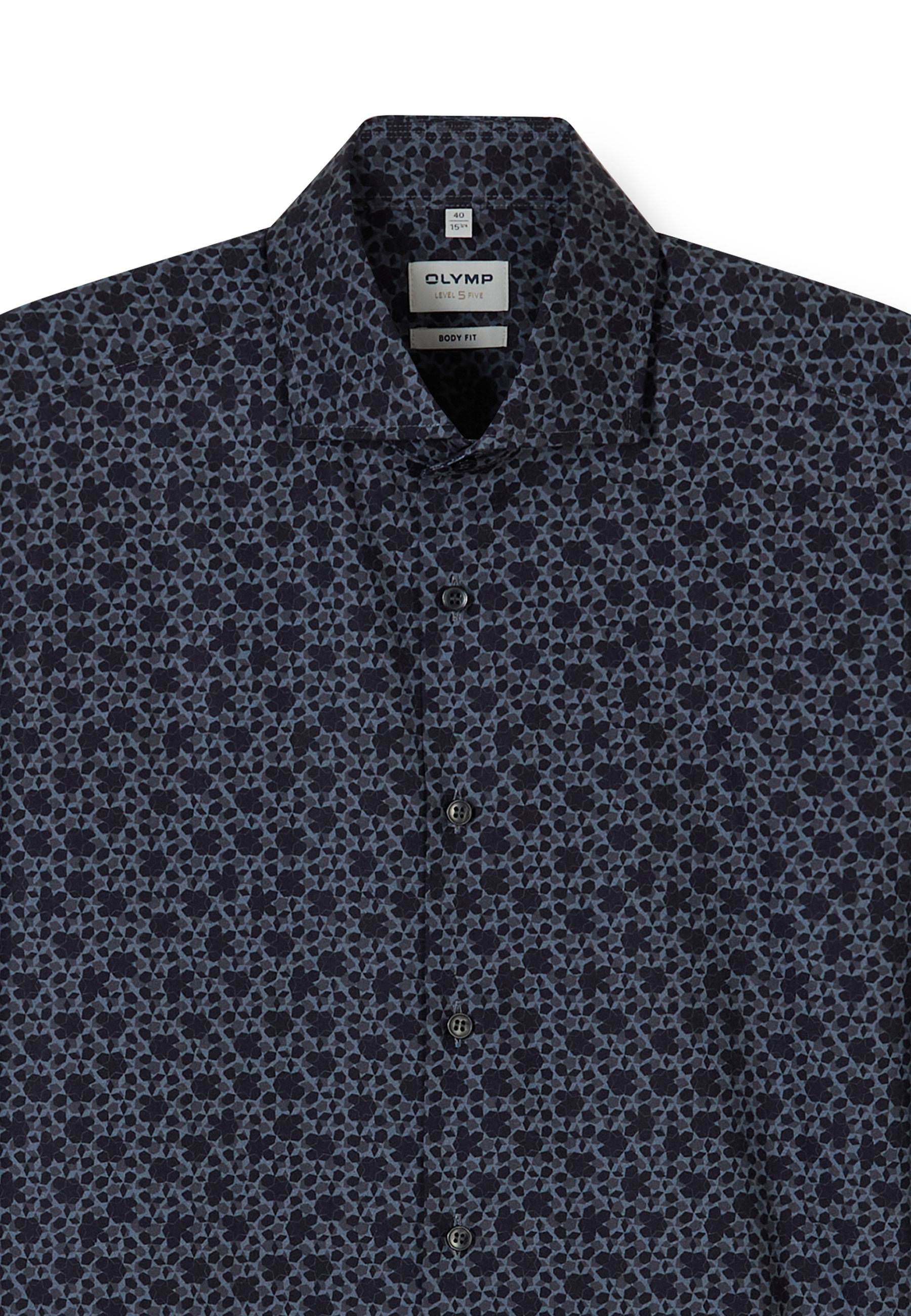 OLYMP Level 5 Men Long Sleeve Shirt Anthracite 5