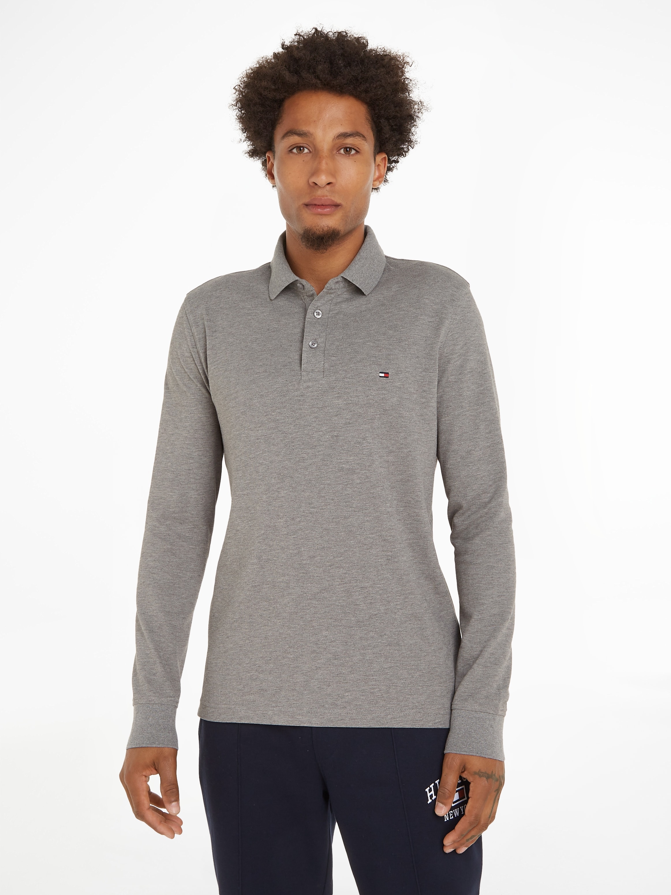 Tommy Hilfiger Langarm-Poloshirt "1985 SLIM LS POLO" günstig online kaufen