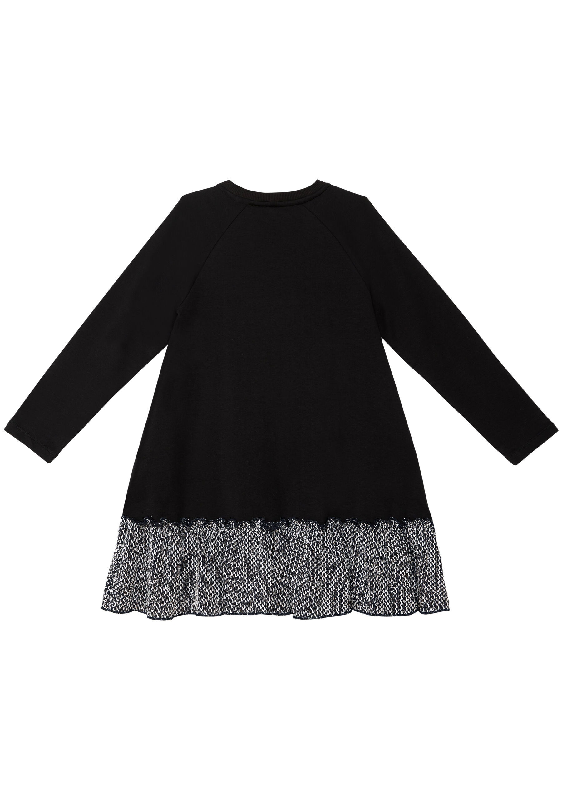 Denokids Shirtkleid »Silver Leopard«, mit Glitzer-Leoparden-Aufdruck