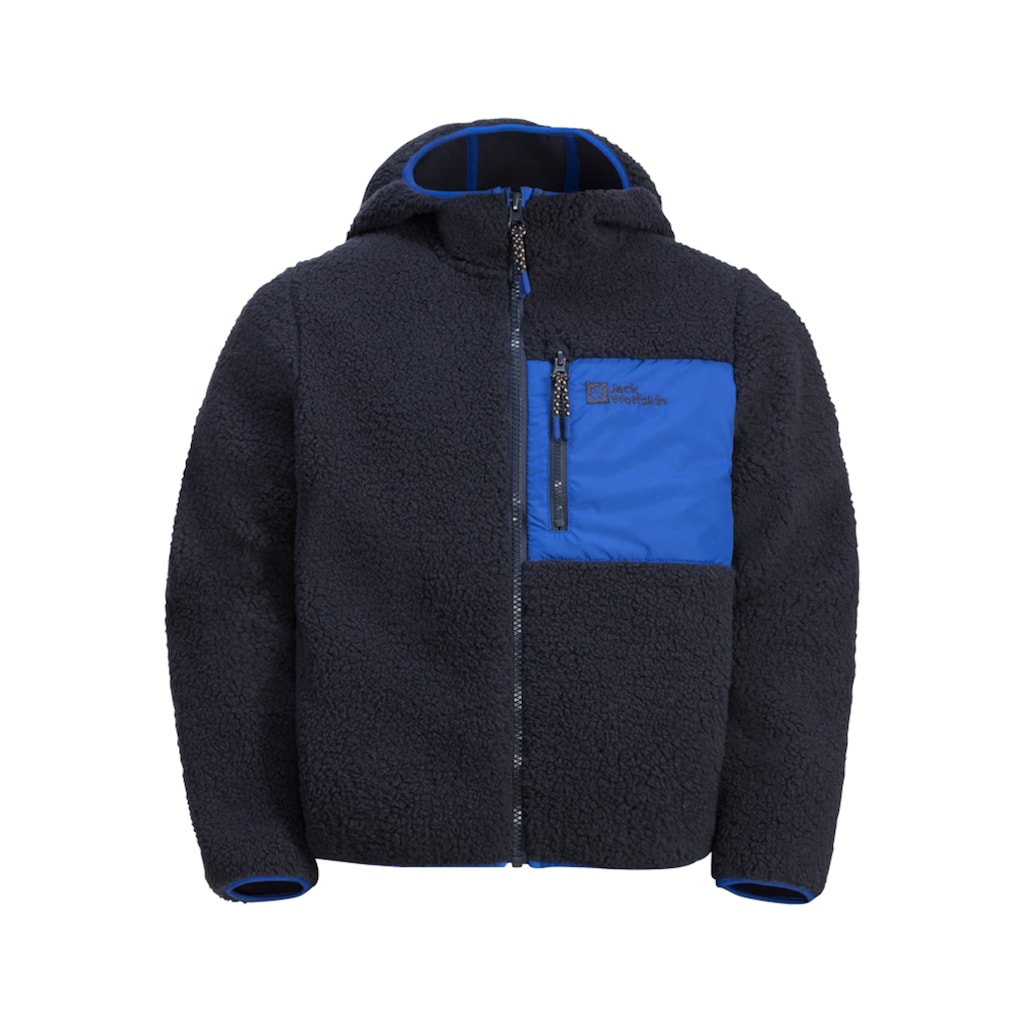 Jack Wolfskin Fleecejacke »ICE CURL HOOD JACKET K«, mit Kapuze