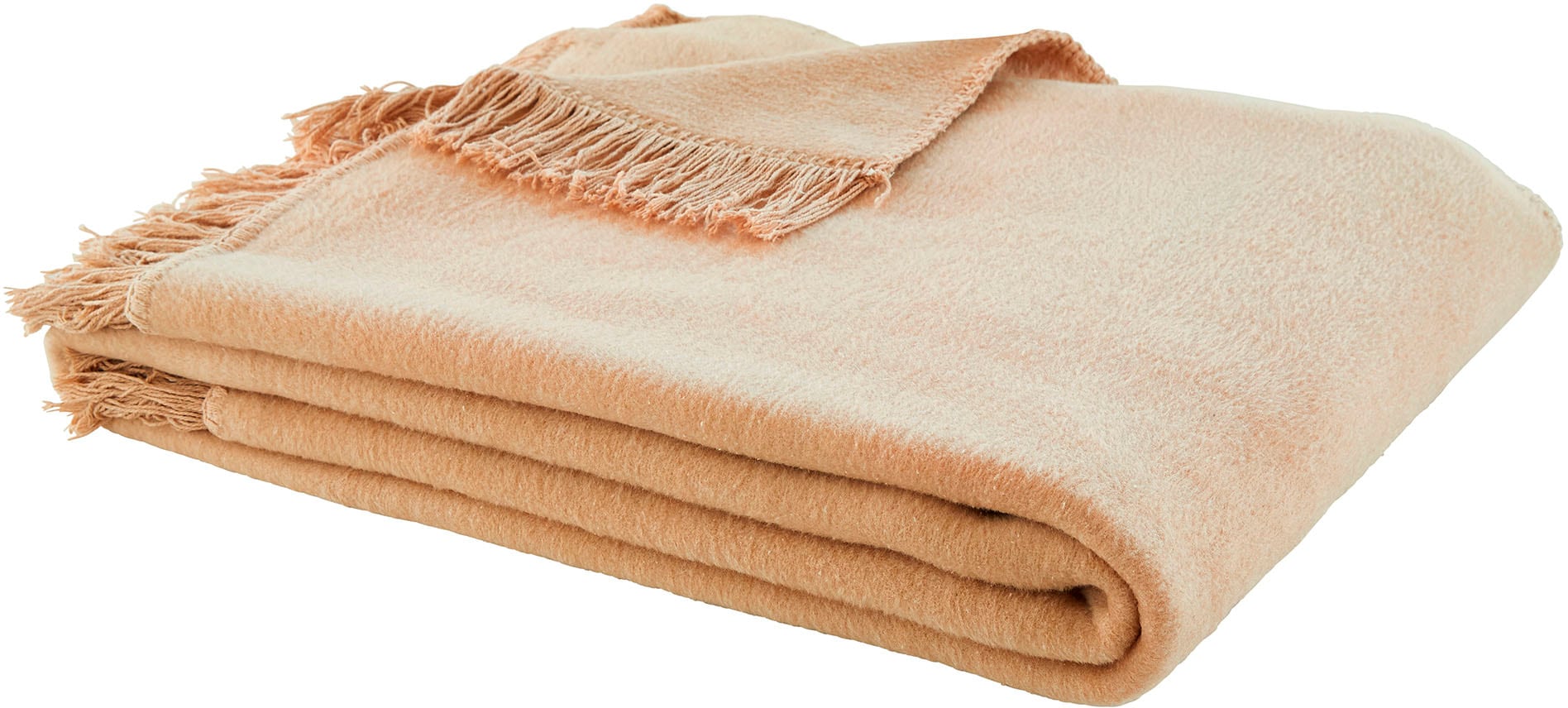 IBENA "Uni Decke Luxus 2" mit Fransen