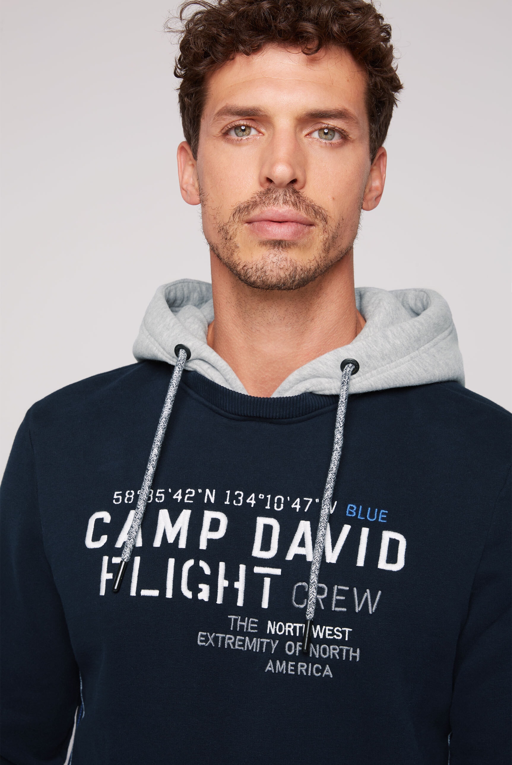 CAMP DAVID Kapuzensweatshirt, mit Baumwolle