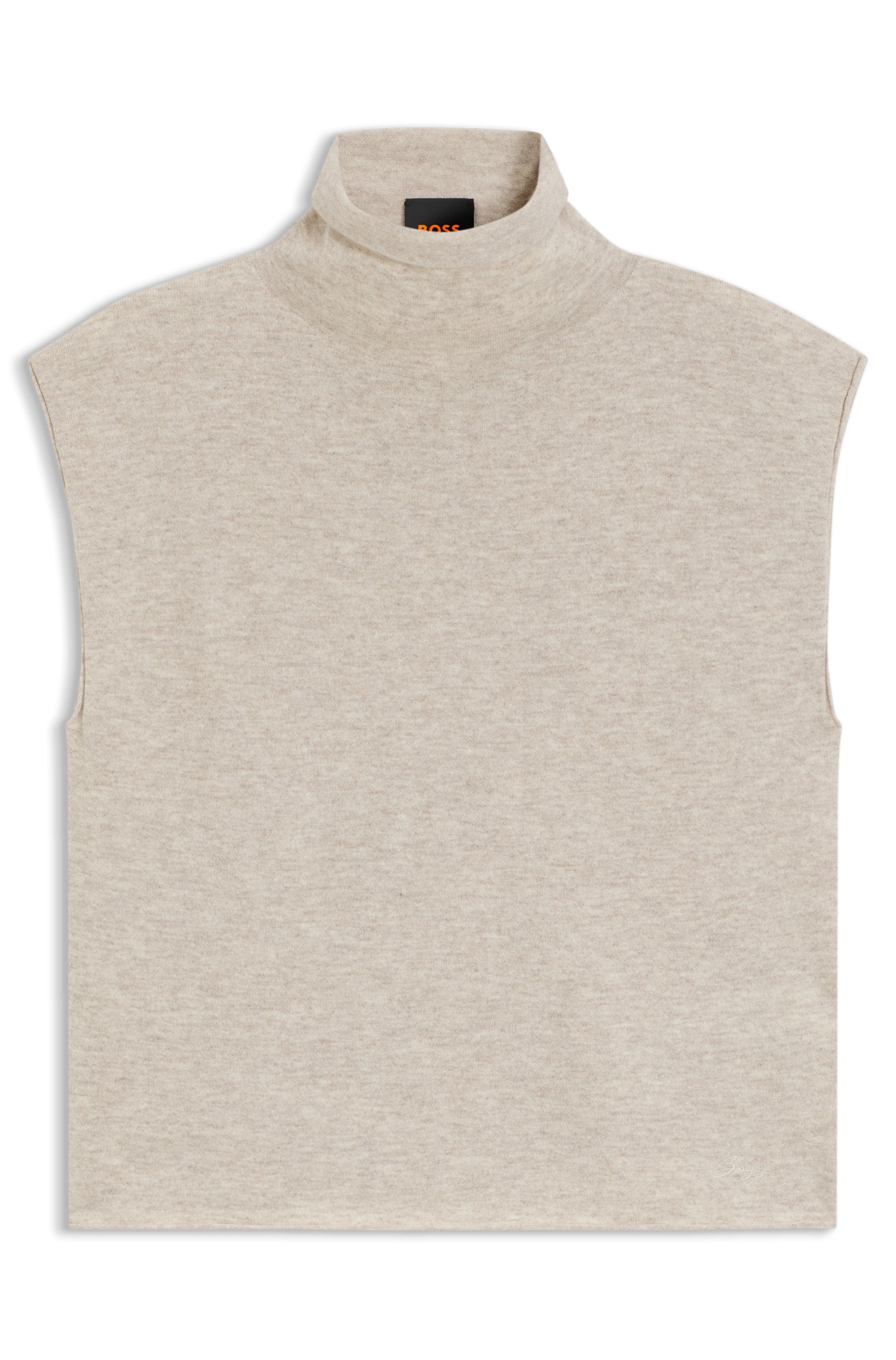 BOSS ORANGE Stricktop »Faprila Premium Damenmode« aus Kaschmir-Schurwoll-Mix, Relaxed Fit