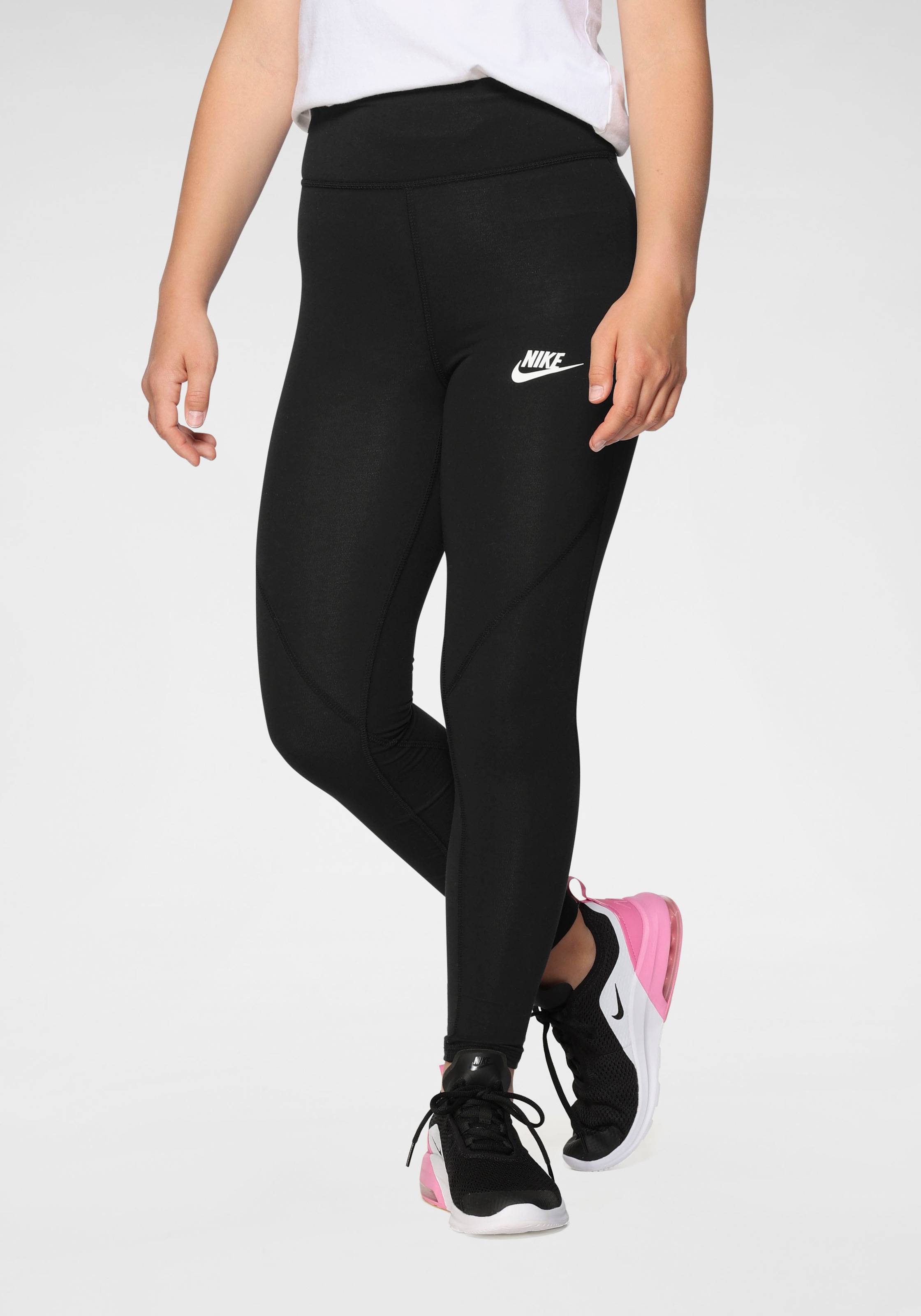 Nike Sportswear Leggings »FAVORITES BIG KIDS' (GIRLS') HIGH-WAISTED LEGGINGS - für Kinder«