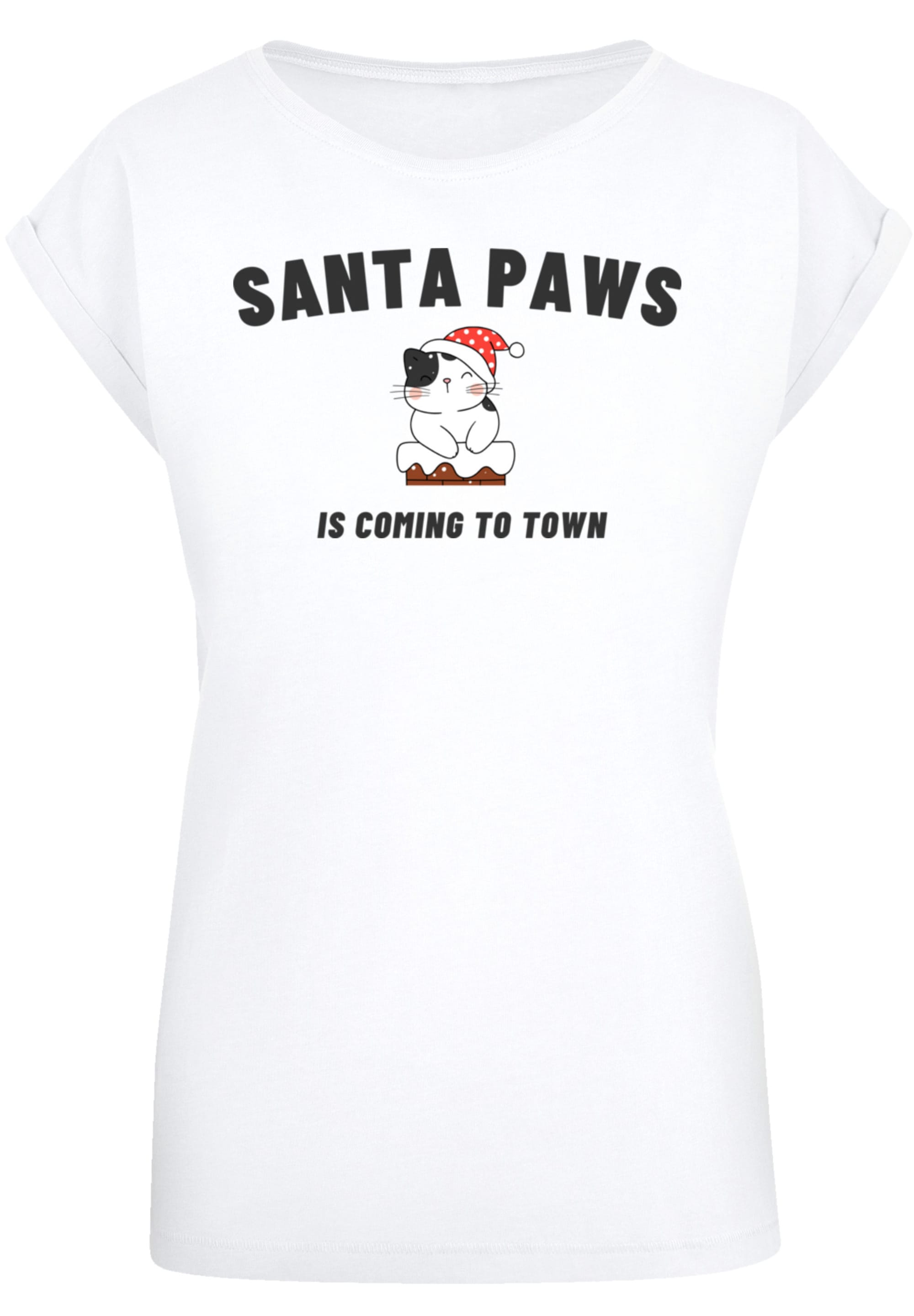 T-Shirt | Band »Santa bestellen F4NT4STIC Christmas Qualität, für Rock-Musik, Paws BAUR Premium Cat«,