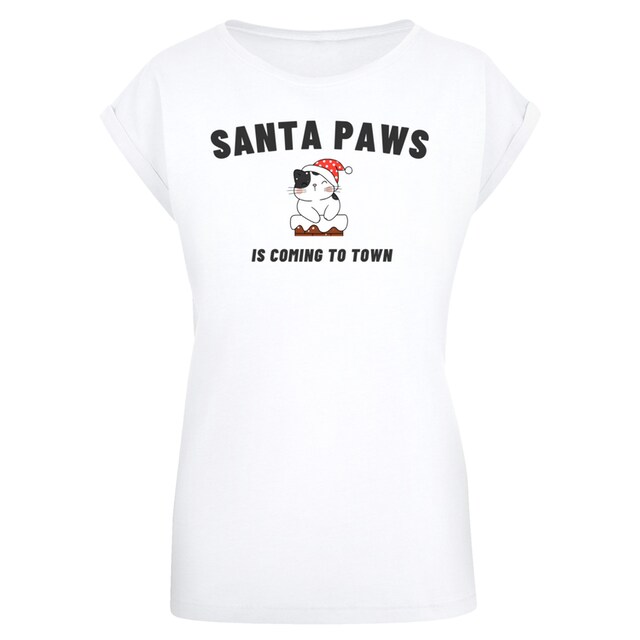F4NT4STIC T-Shirt »Santa Paws Christmas Cat«, Premium Qualität, Rock-Musik,  Band für bestellen | BAUR