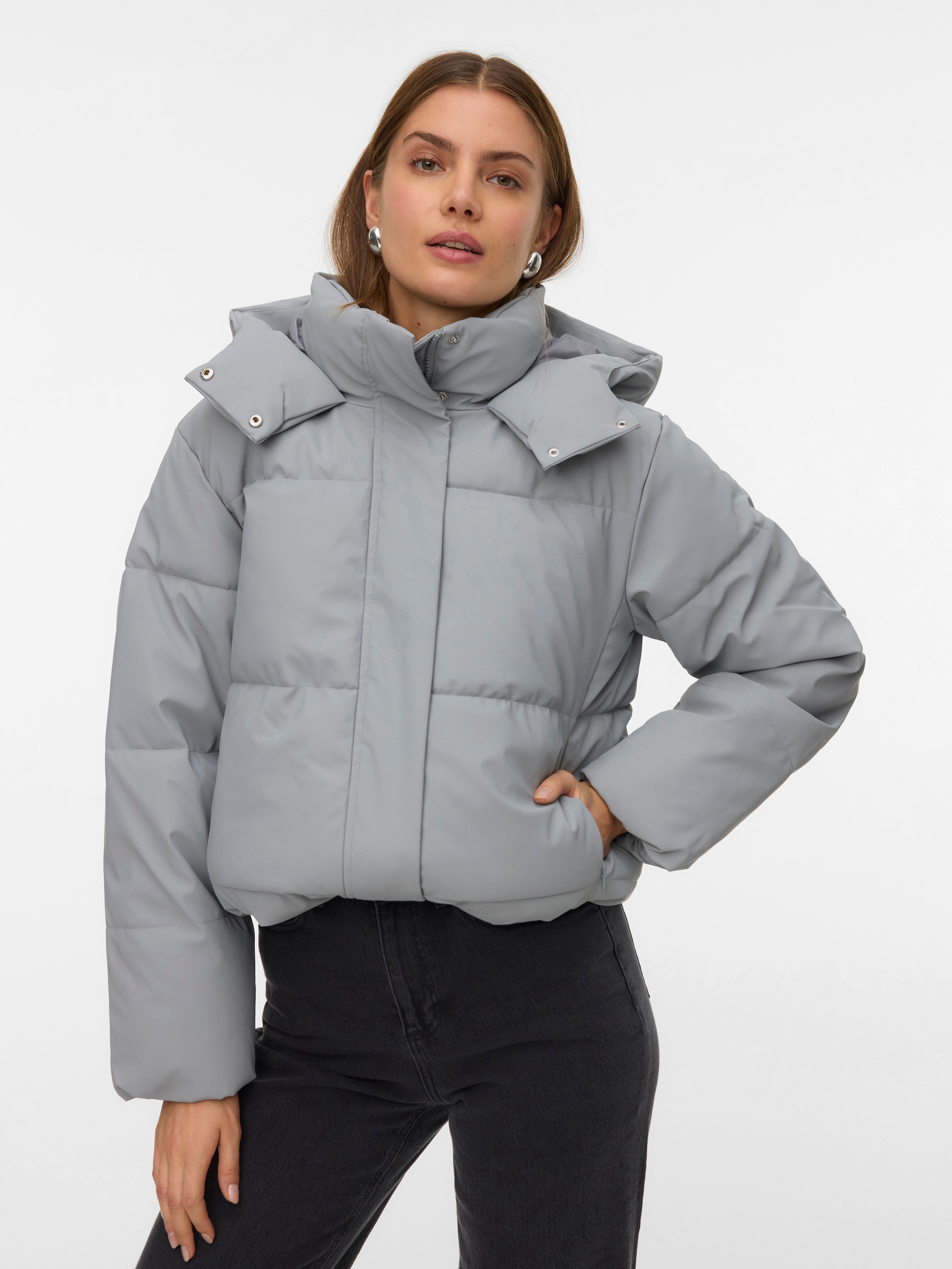 Vero Moda Steppjacke »VMGRETAKYLIE SHORT COATED JACKET NOOS« mit Kapuze