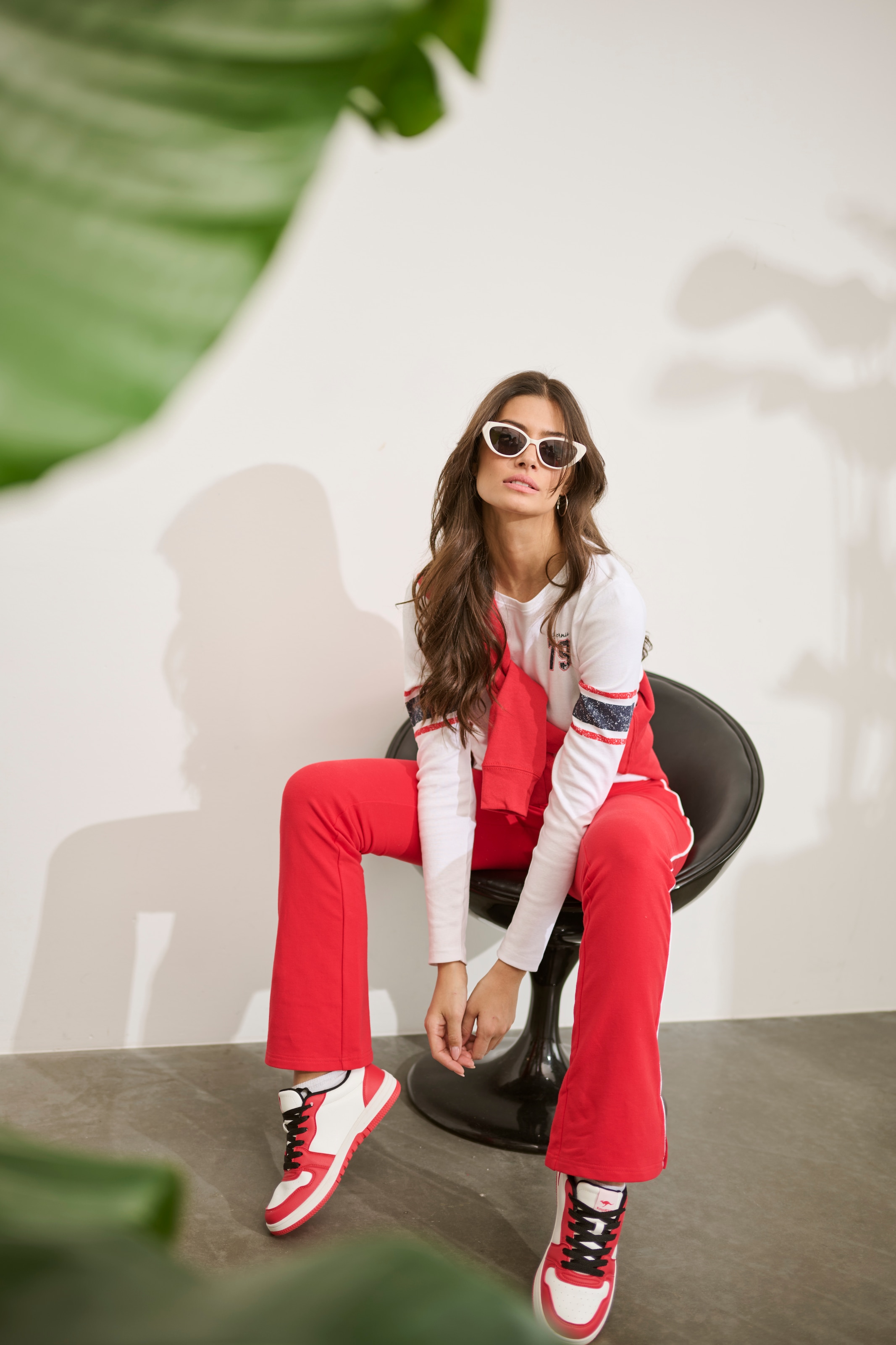 KangaROOS Langarmshirt, im sportiven Look
