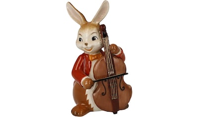 Osterhase »Figur Hase - Fröhlicher Bassist«