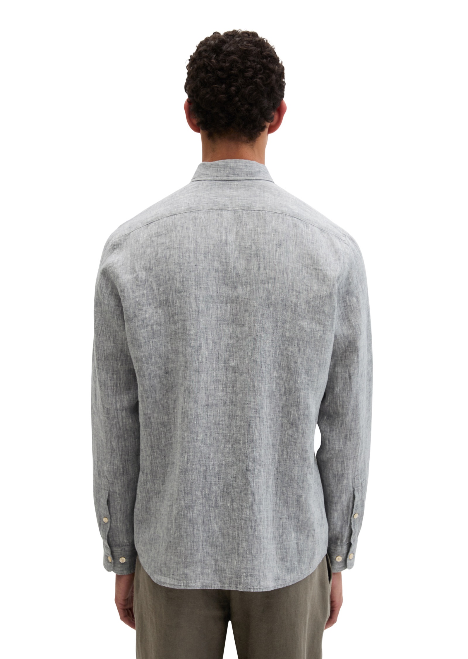 Thumbnail - Marc OPolo Langarmhemd "aus feinem Leinen-Chambray"