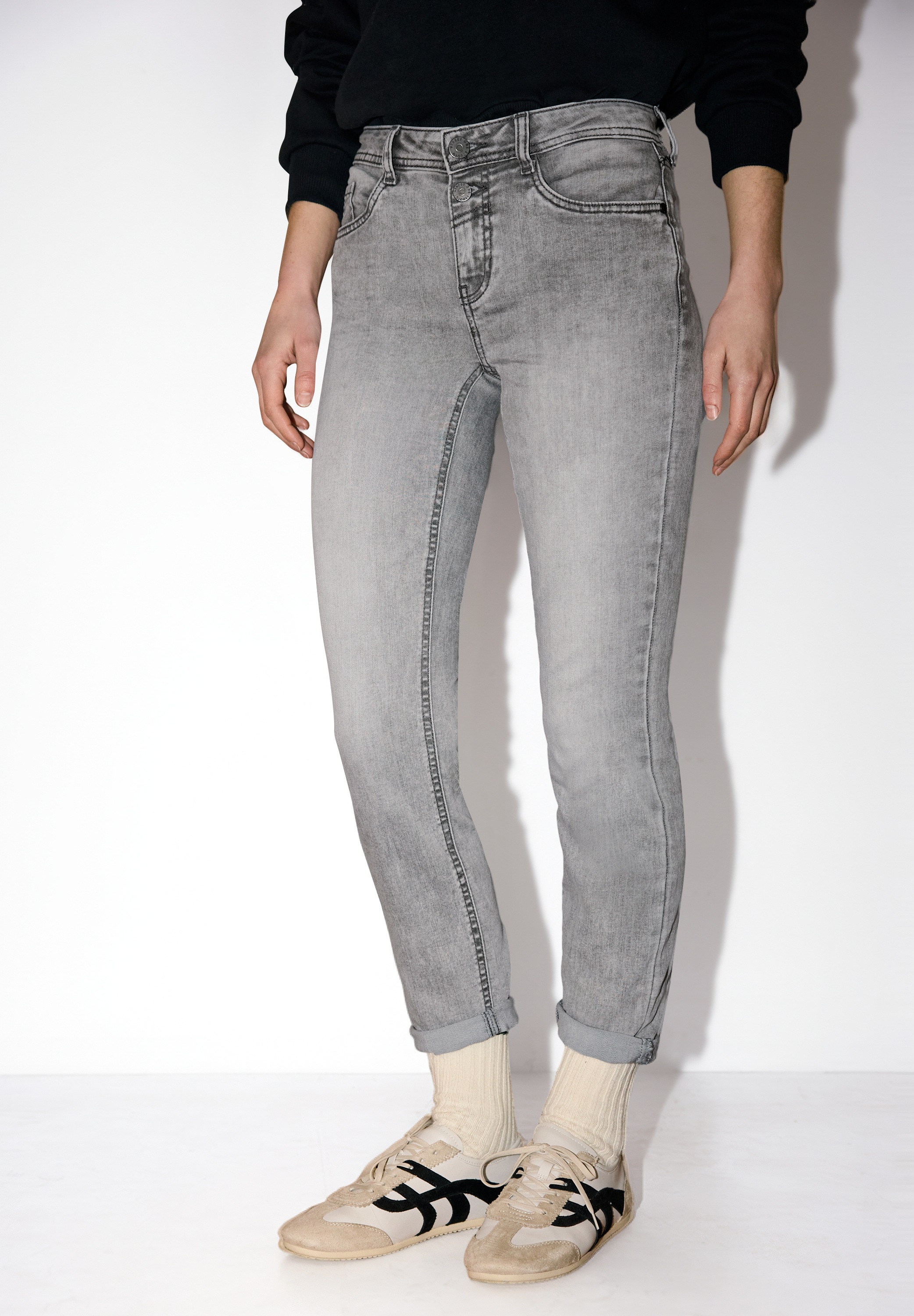 STREET ONE STUDIO Comfort-fit-Jeans Middle Waist günstig online kaufen