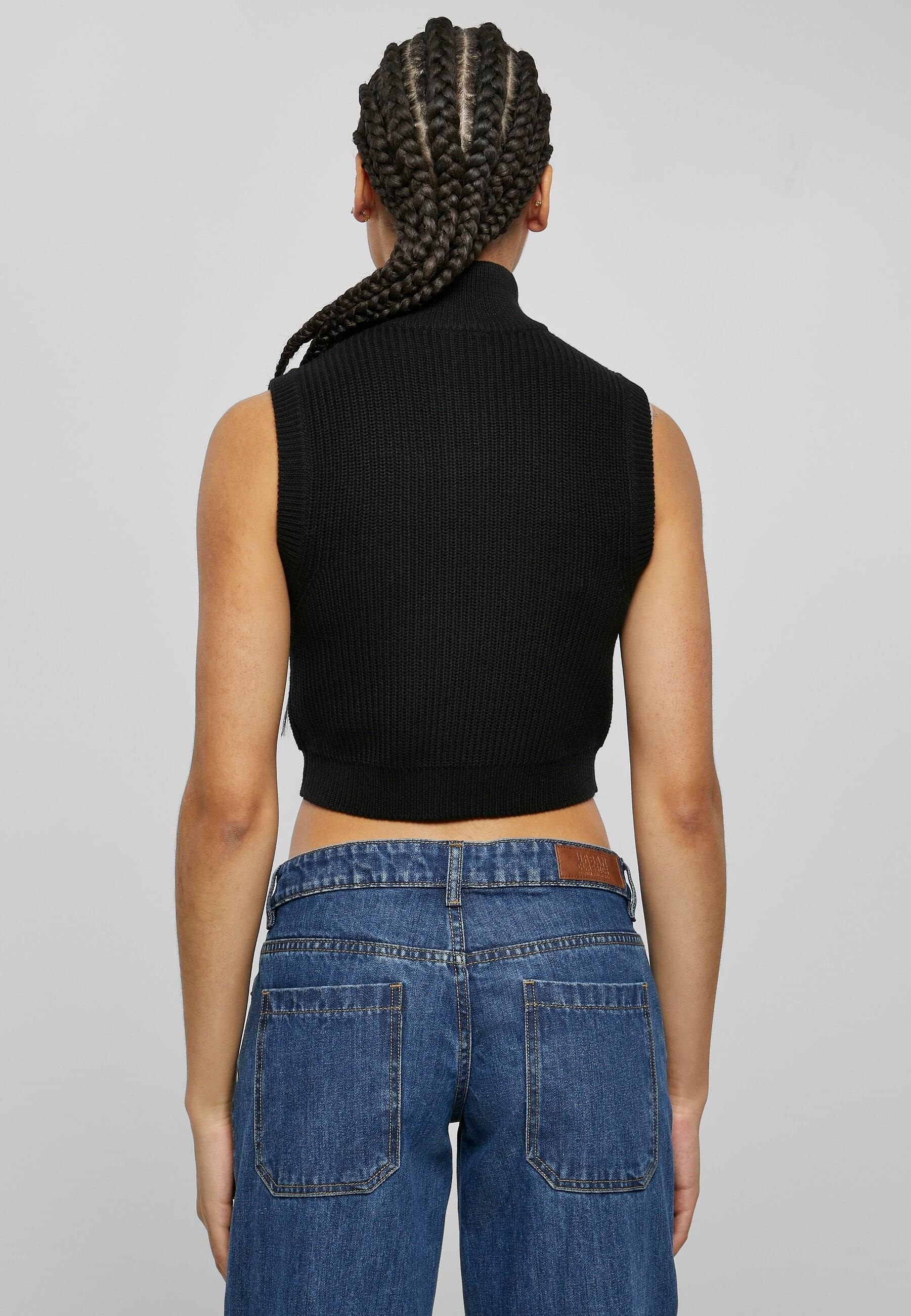 URBAN CLASSICS Steppweste »Urban Classics Damen Ladies Short Knit Vest«