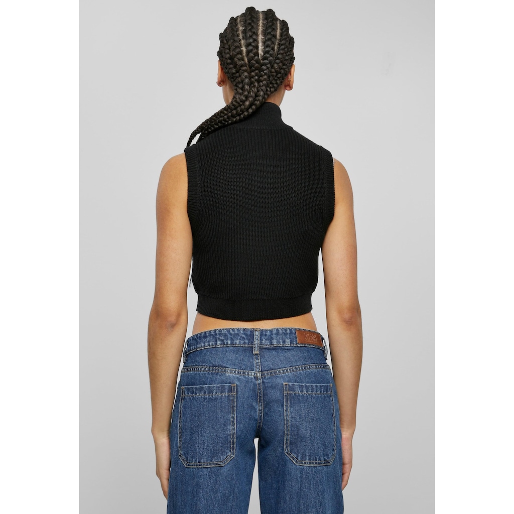 URBAN CLASSICS Steppweste »Urban Classics Damen Ladies Short Knit Vest«
