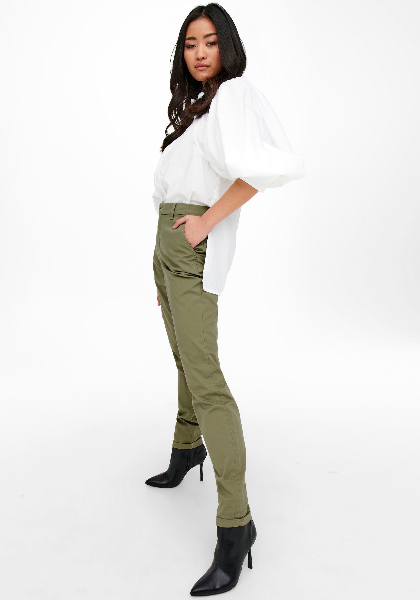 ONLY Chinohose »ONLPARIS REG CHINO PANT« online bestellen | BAUR