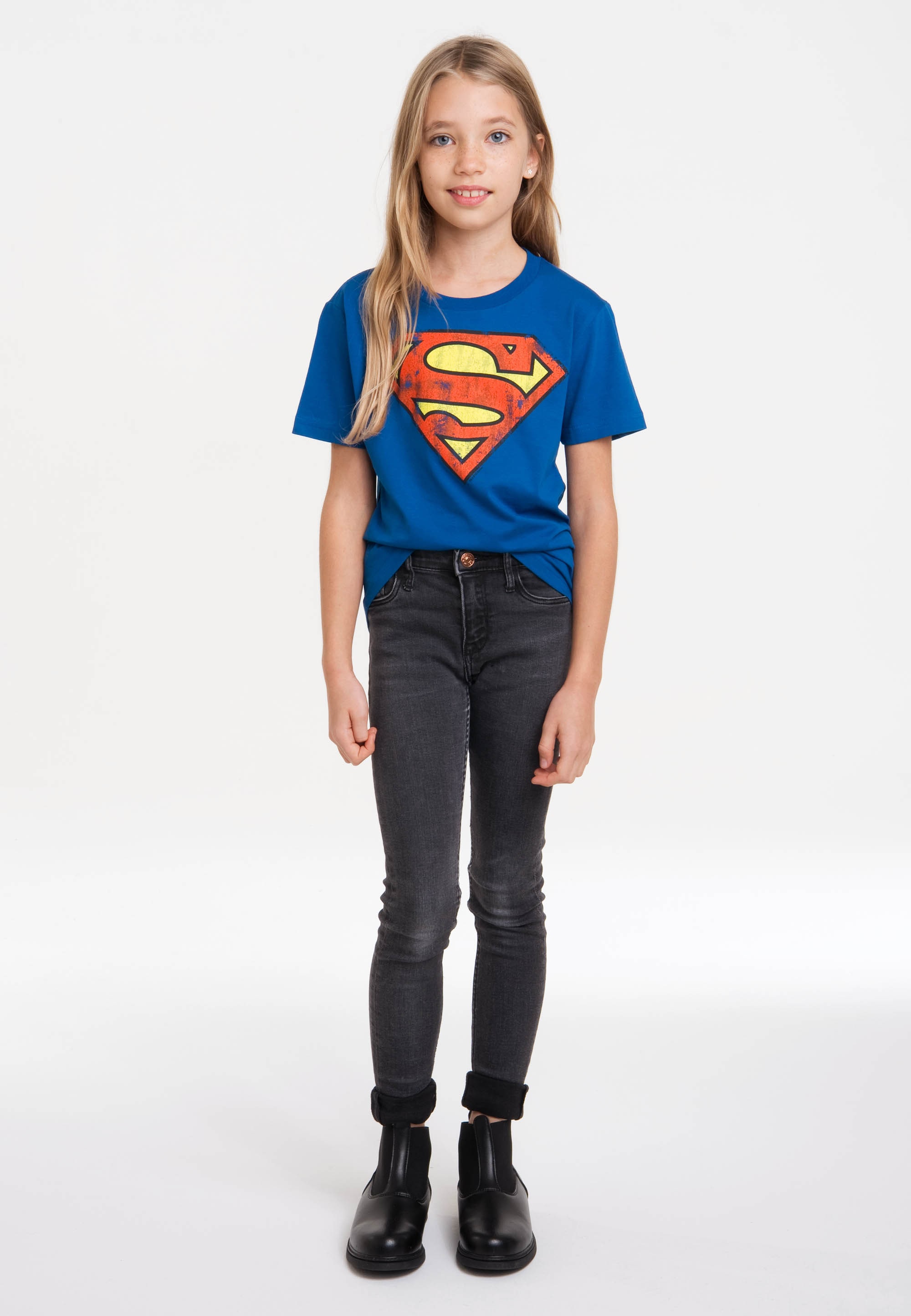 BAUR »DC kaufen Superman«, mit Print online lizenziertem Comics – | T-Shirt LOGOSHIRT