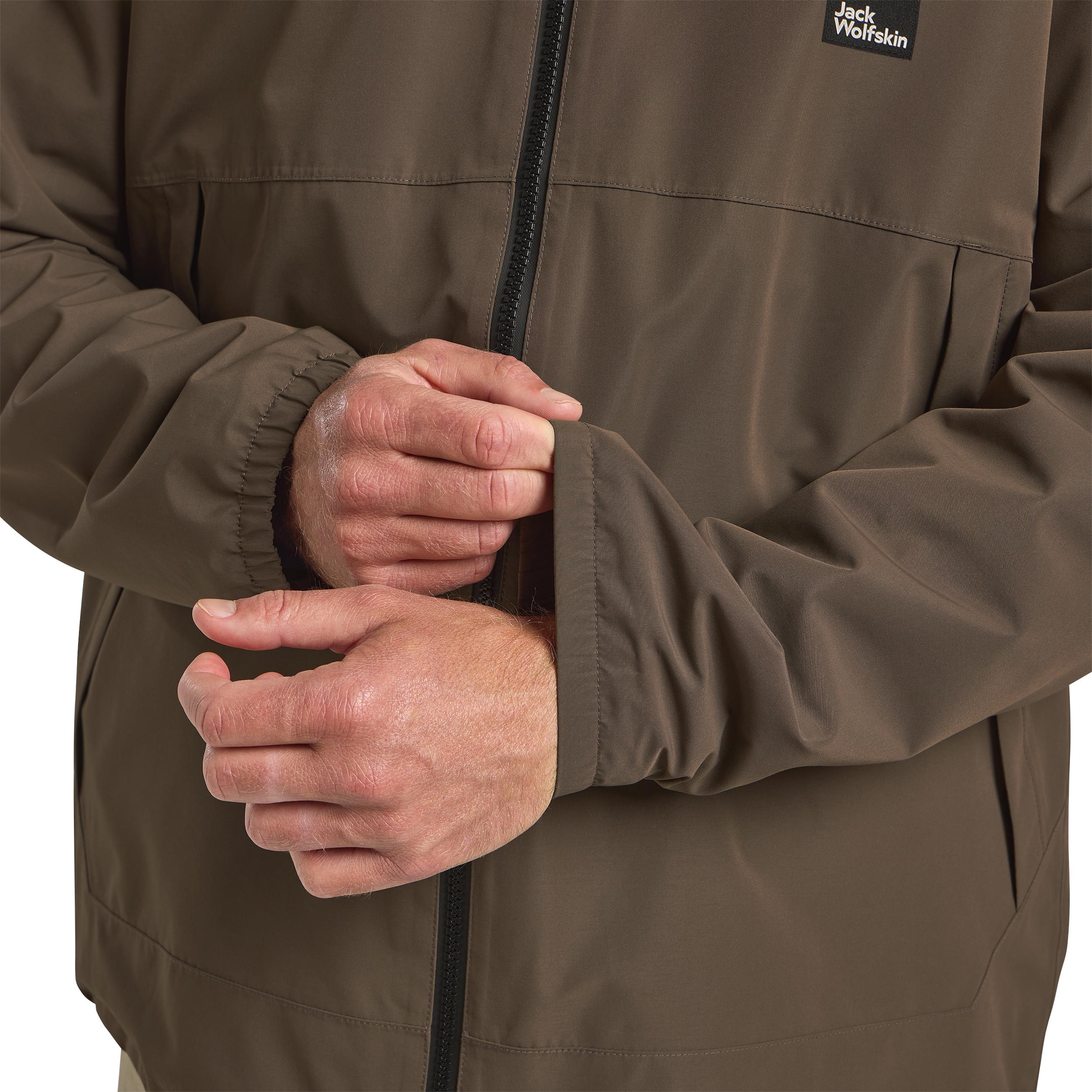 Jack Wolfskin Funktionsjacke »TERRAVIEW 2L JKT M«, mit Kapuze