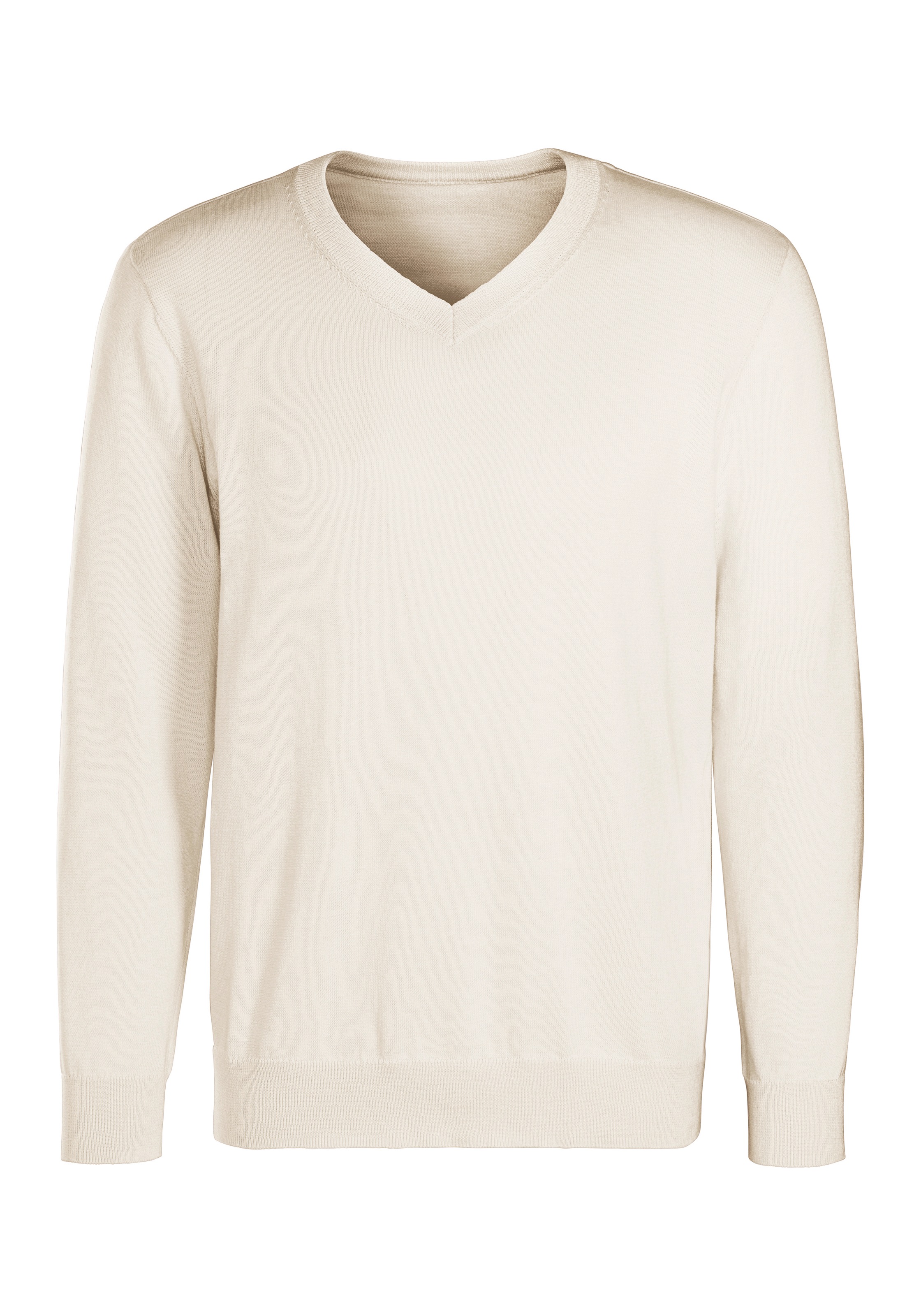 H.I.S Strickpullover mit V-Ausschnitt, Pullover aus Feinstrick, Baumwollmis günstig online kaufen