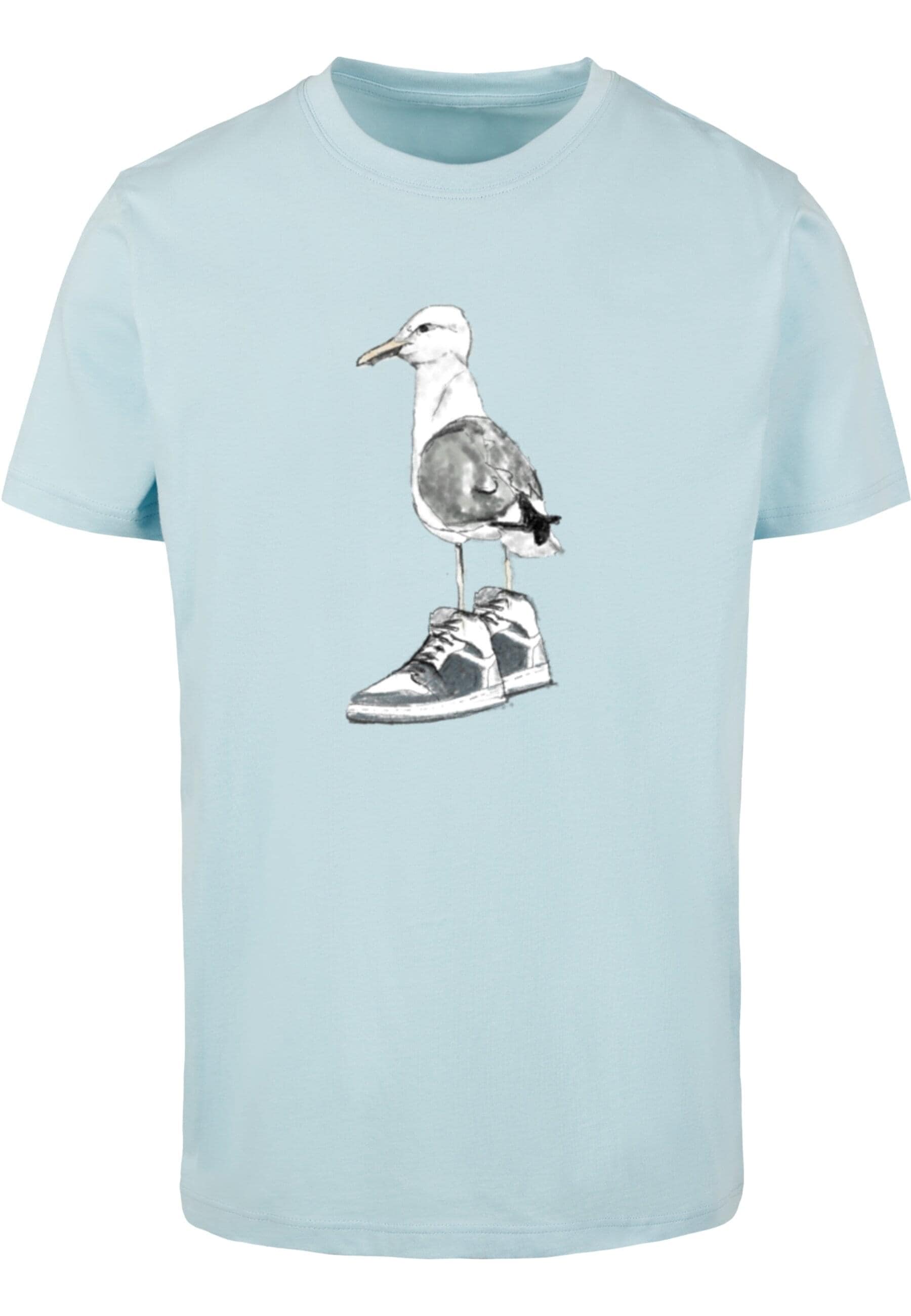 MisterTee T-Shirt »MisterTee Herren Seagull Sneakers Tee«, (1 tlg.)