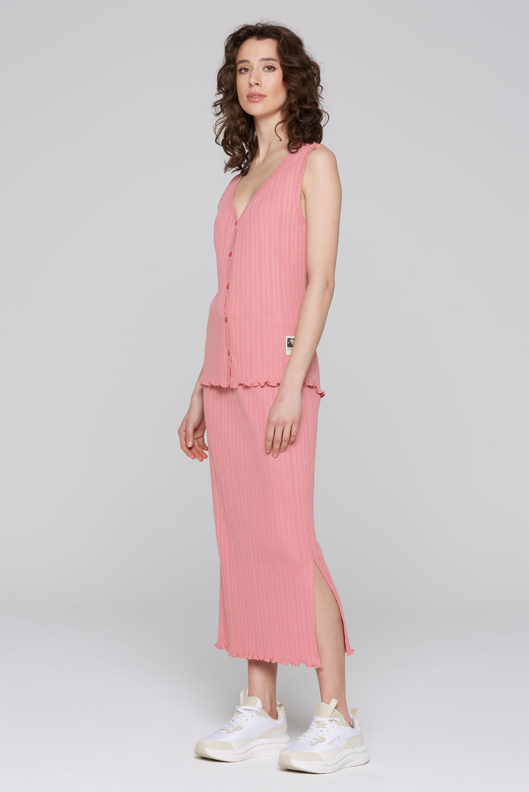 Thumbnail - SOCCX V-Shirt aus Baumwolle