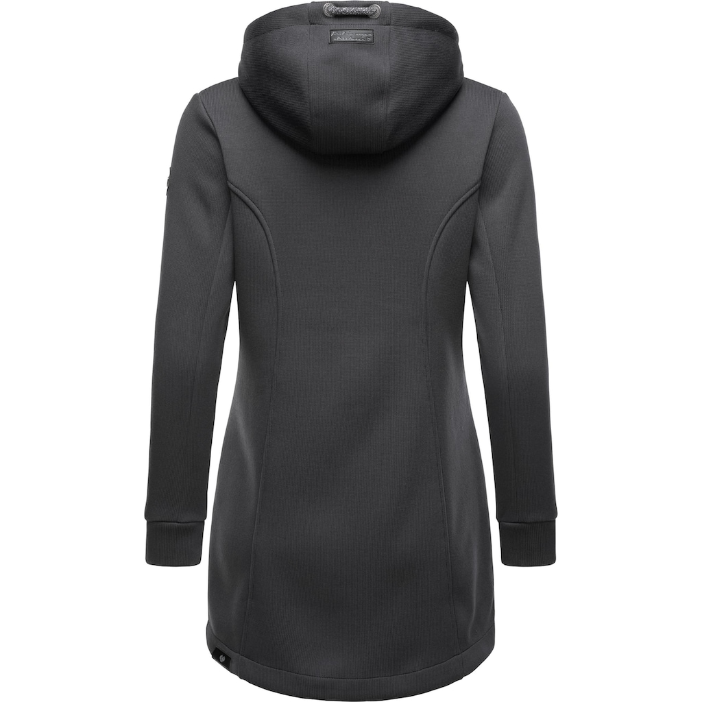 Ragwear Kapuzensweatjacke »Letti Bonded«, Sportliche Kapuzenjacke in Feinstrick-Optik