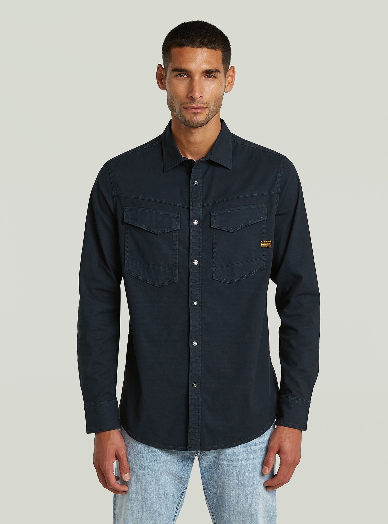 G-STAR Langarmshirt "Dakota Slim Hemd" günstig online kaufen