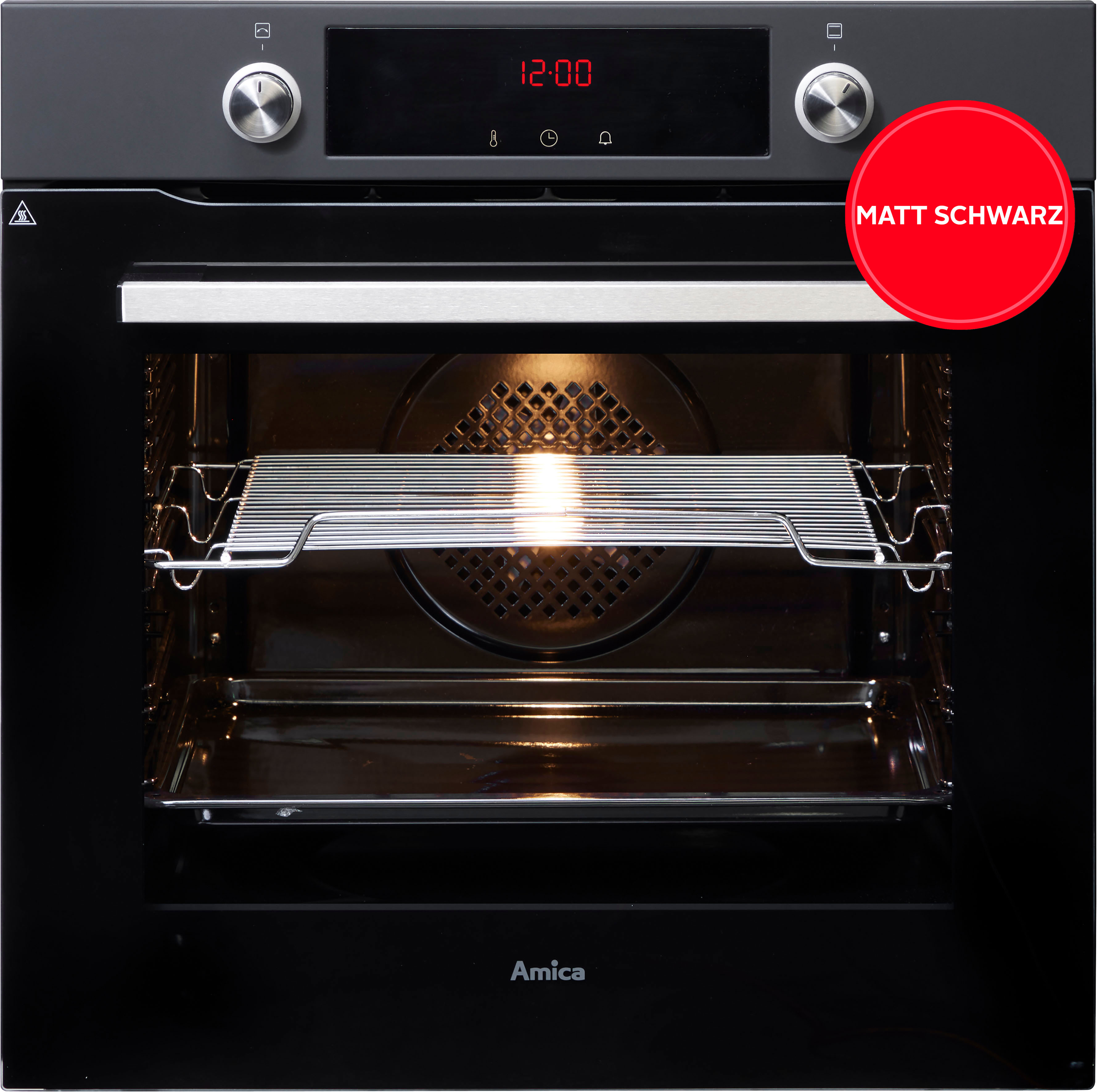 Amica Pyrolyse Backofen "EBPX 945 600 SM" mit Pyrolyse-Selbstreinigung Sauber backen mit viel Komfort, Sicherheit und geringem Verbrauch