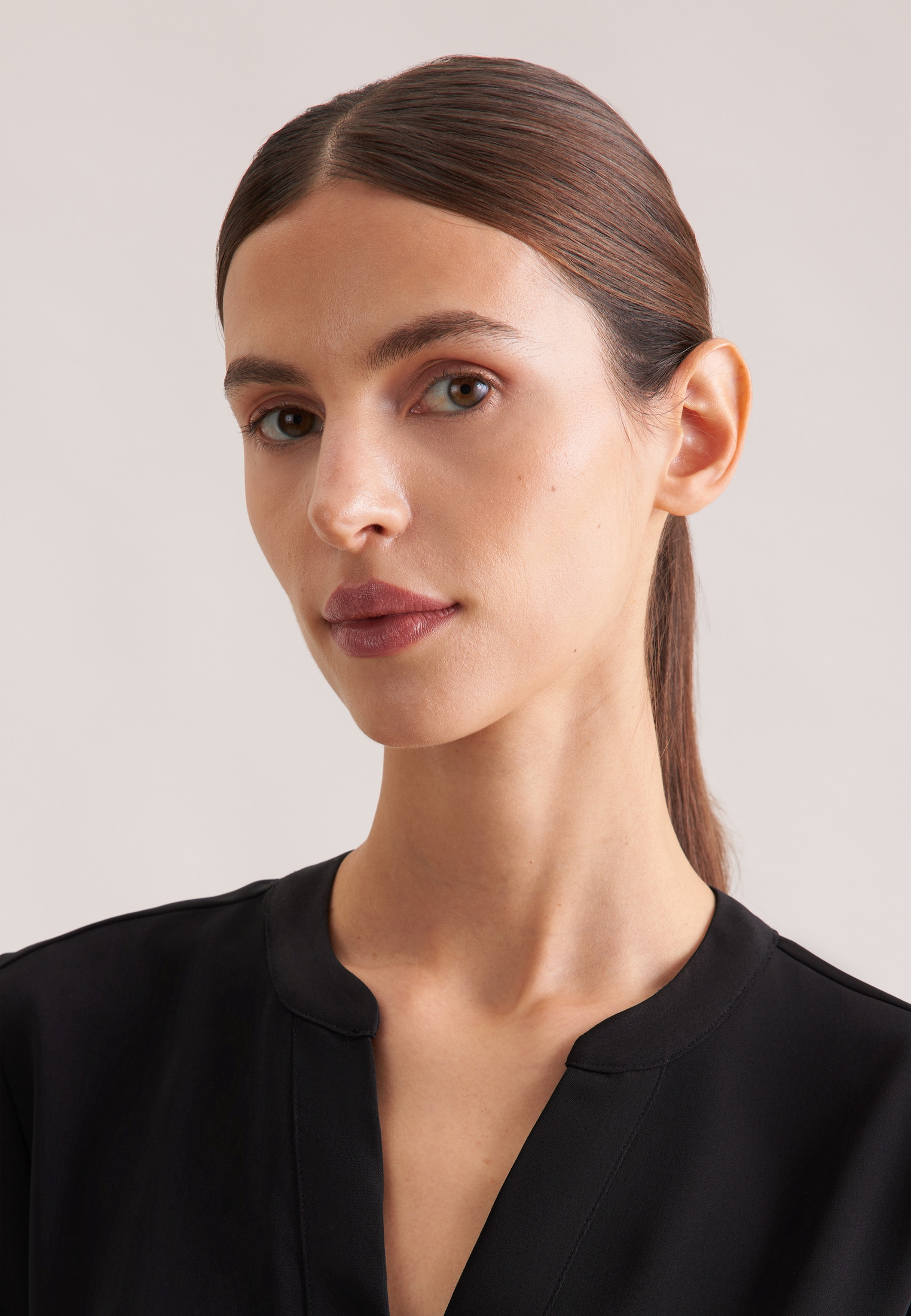 seidensticker Klassische Bluse »Schwarze Rose« Tunika Uni