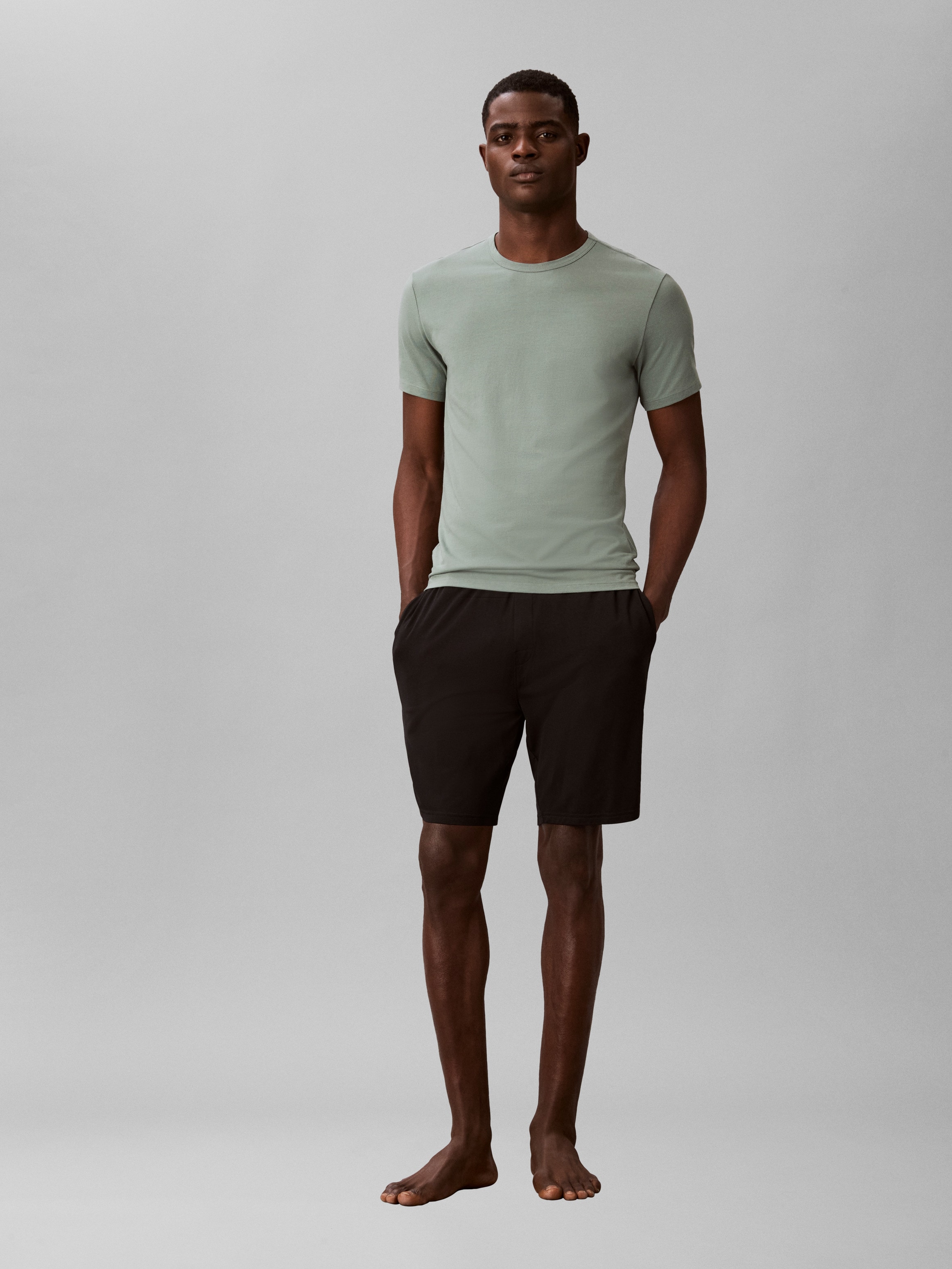 Calvin Klein Underwear T-Shirt »SHORT SLEEVE CREW NECK 3PK« Packung, 3er-Pack, 3 mit Logo am Saum