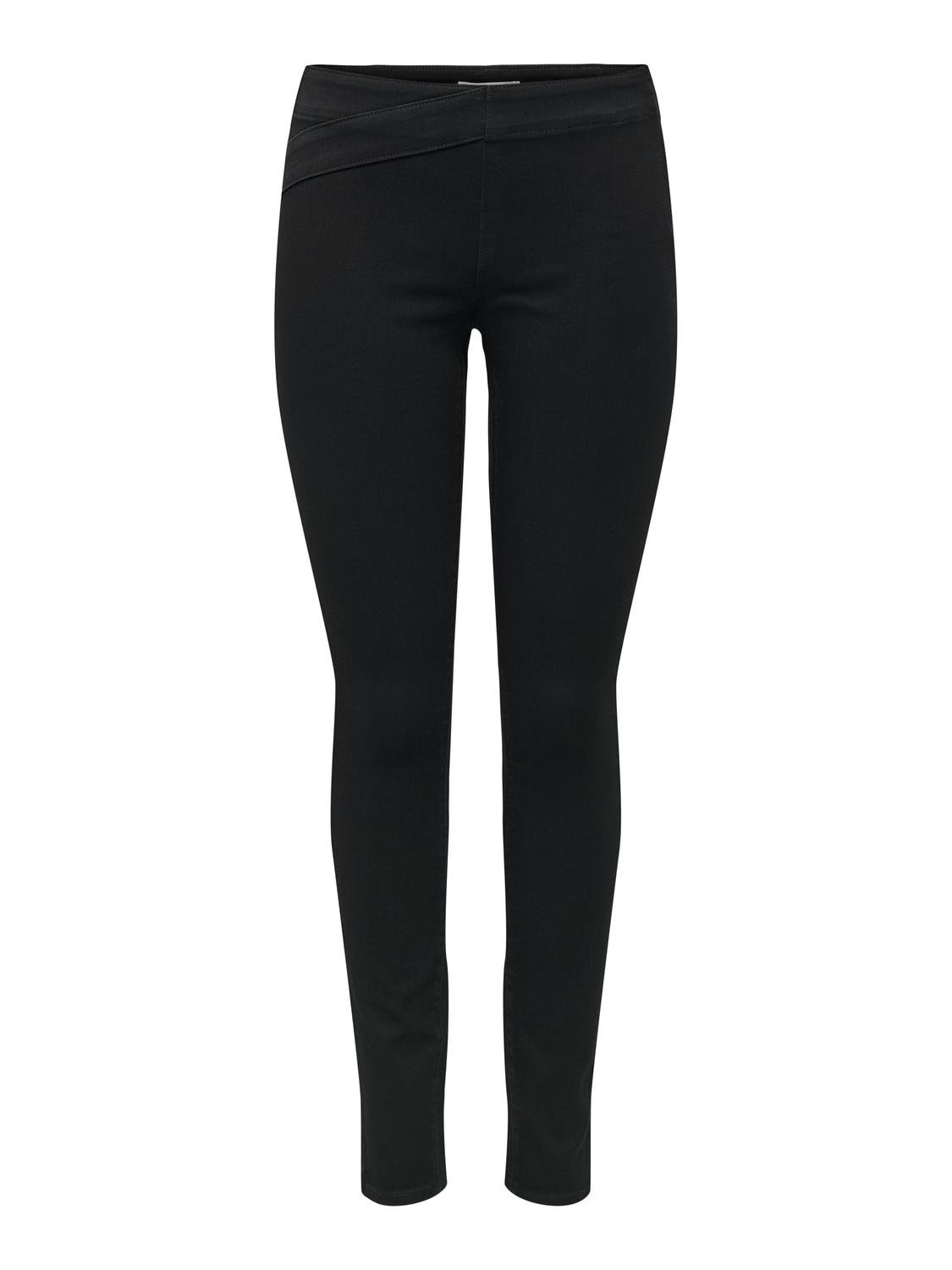 ONLY Skinny-fit-Jeans »ONLROYAL REG CROSSOVER WAIST SK DNM PIM«