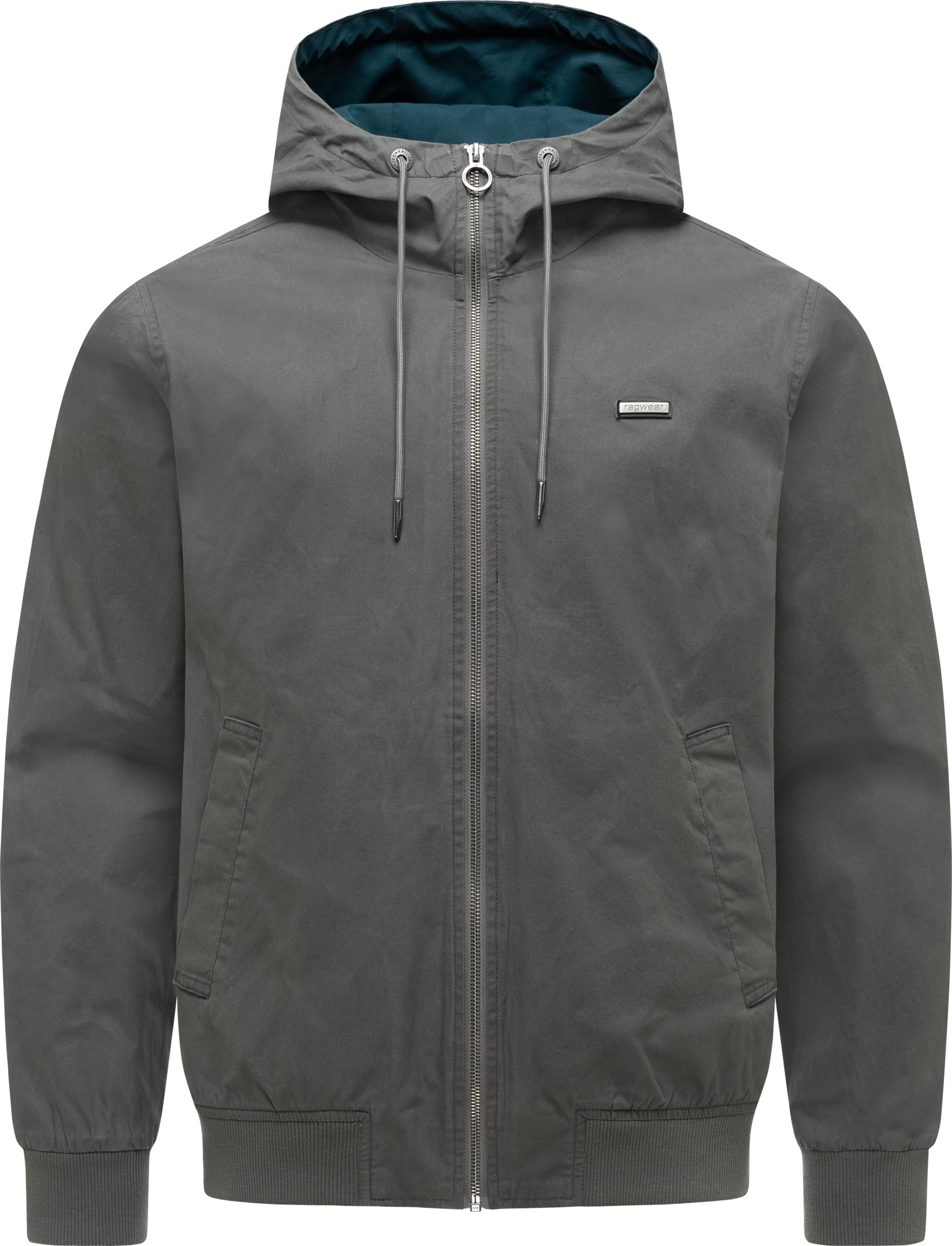 Outdoorjacke RAGWEAR "Stewie Vintage", Herren, Gr. 4XL (60), stein, Obermaterial: 100% Baumwolle; Futter: 100% Polyester, gerade hüftbedeckend, hoch geschlossener Ausschnitt, Ärmel ohne Ärmelschlitz Rippstrickbündchen, Jacken Outdoorjacke, stylische Herre
