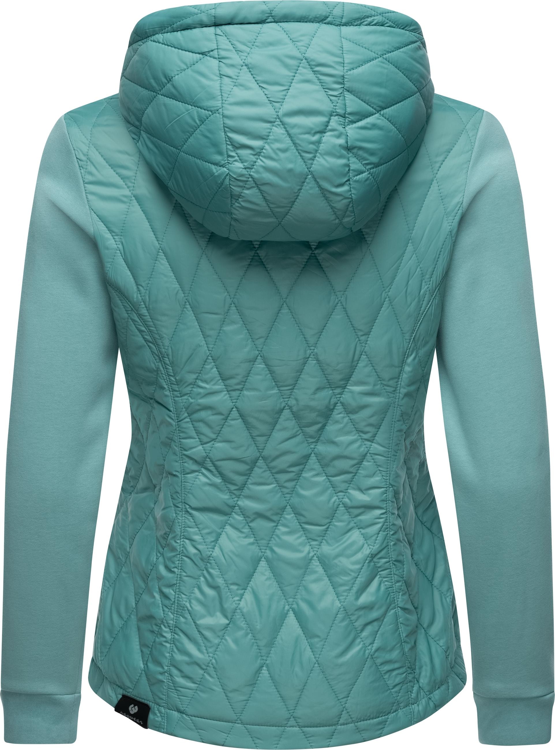 Ragwear Outdoorjacke »Lucinda«, mit Kapuze, Steppjacke aus modernem Materialmix mit Kapuze