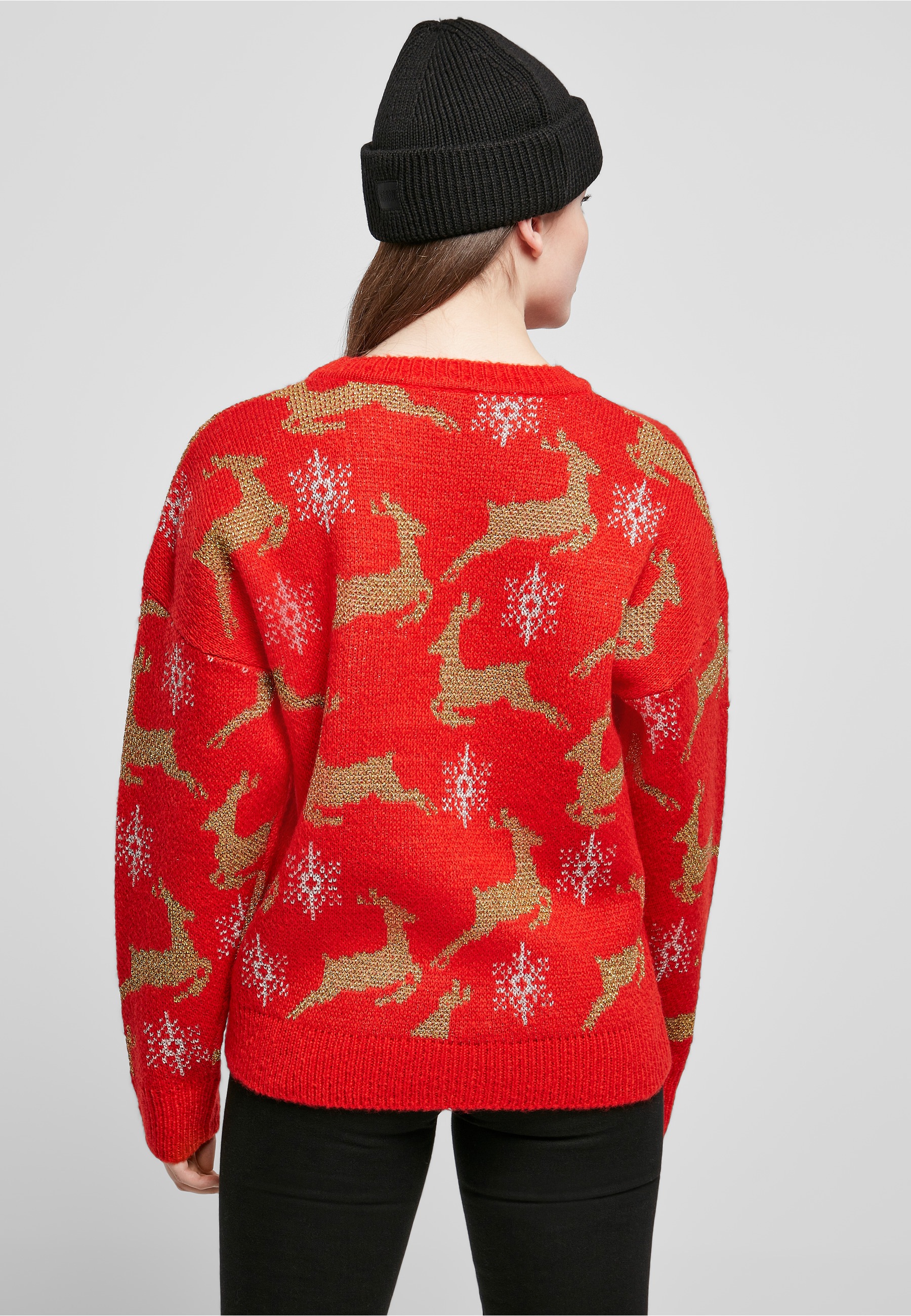 URBAN CLASSICS Sweatshirt »Urban Classics Damen Ladies Oversized Christmas Sweater«, 1 Stk.
