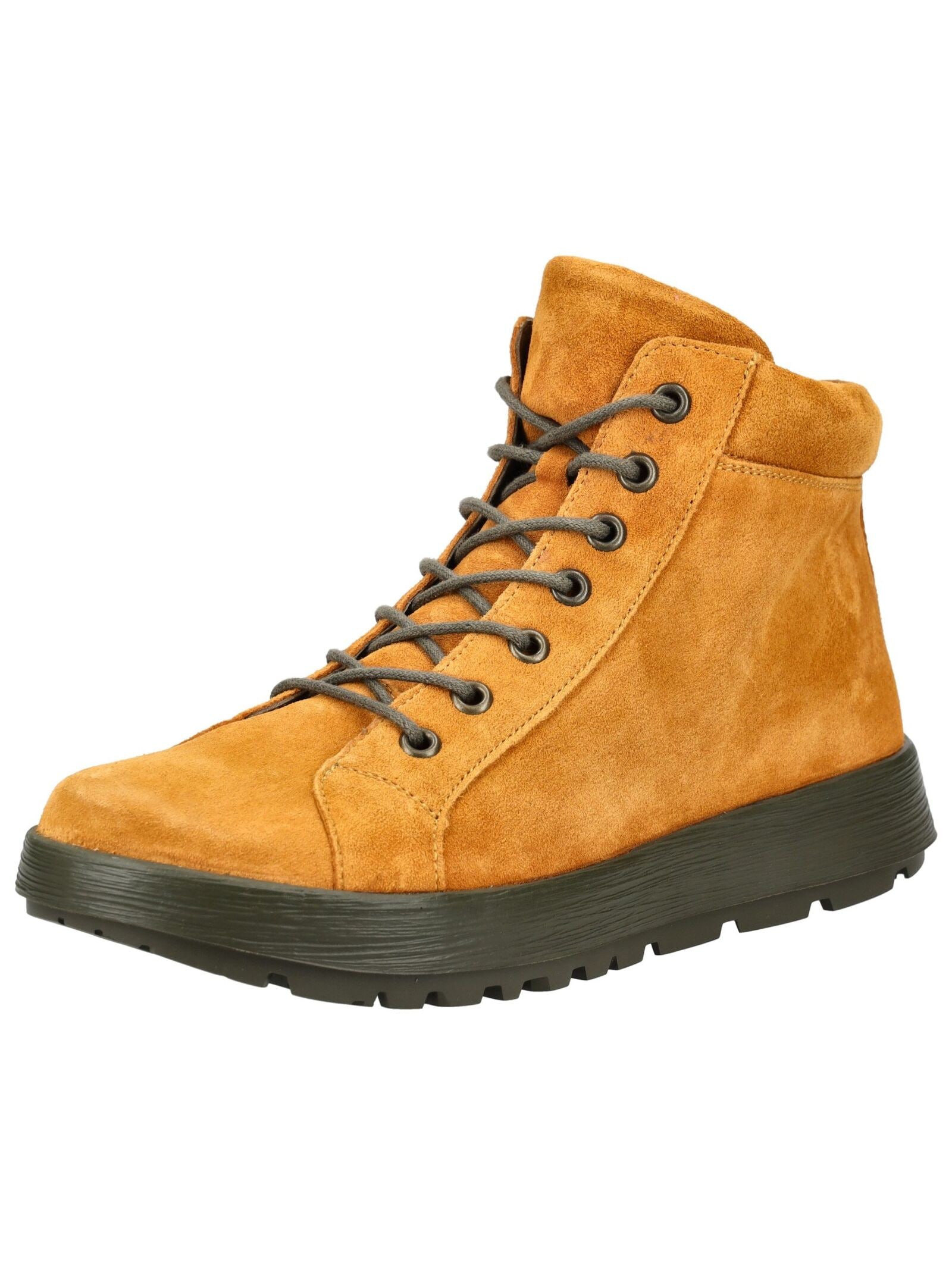 Think Schnürstiefelette "Think Stiefelette Veloursleder" günstig online kaufen