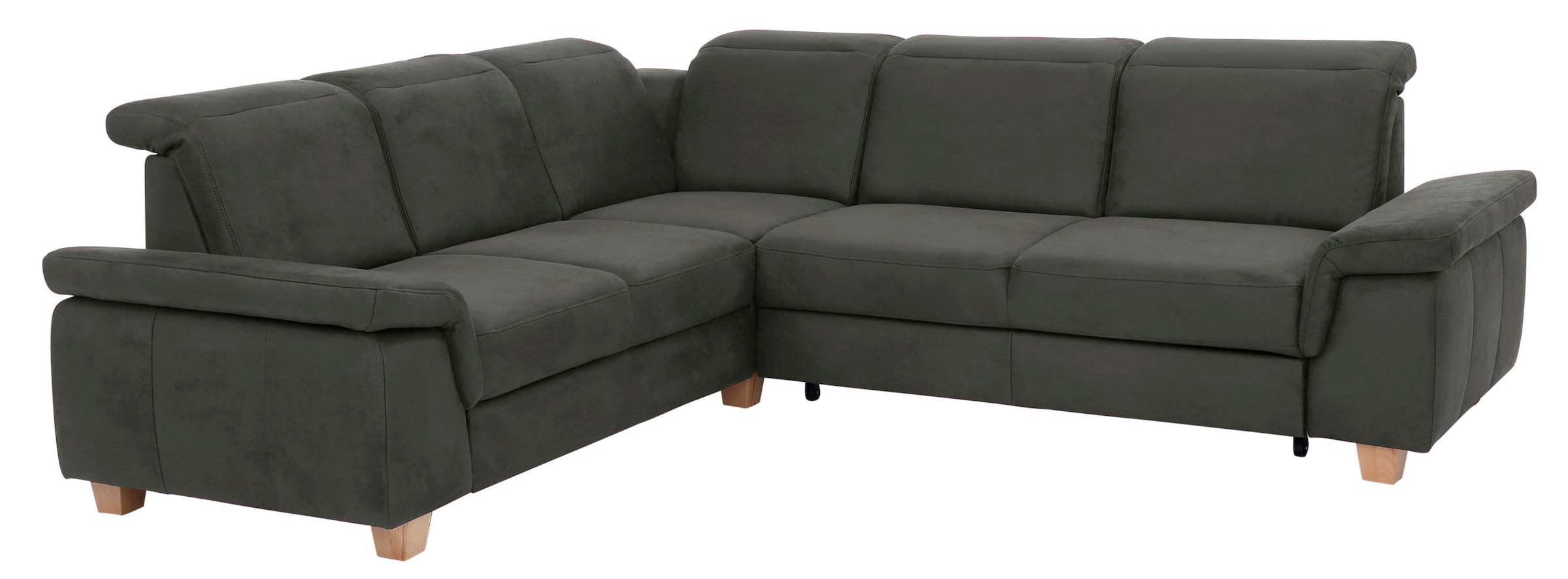 Home affaire Ecksofa "Dalia L-Form" mit Federkernpolsterung, wahlweise mit Schlaffunktion, Bettkasten