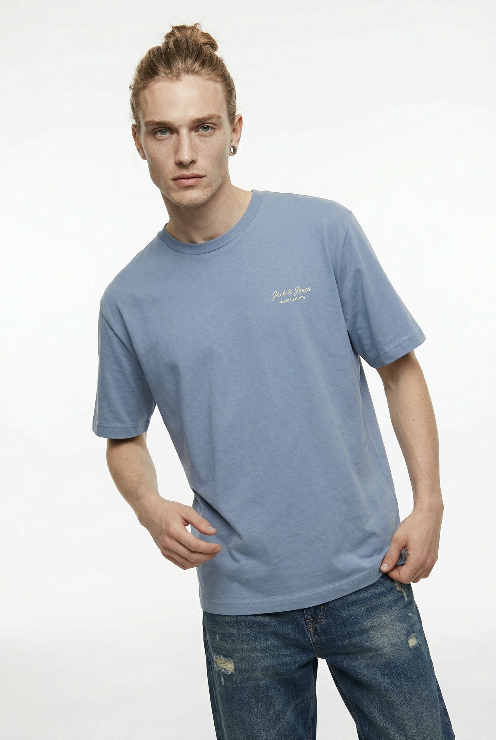 Jack & Jones PlusSize Rundhalsshirt "JJEARCHIVE GRAPHIC TEE SS O-NECK PLS" Baumwolle, regular fit