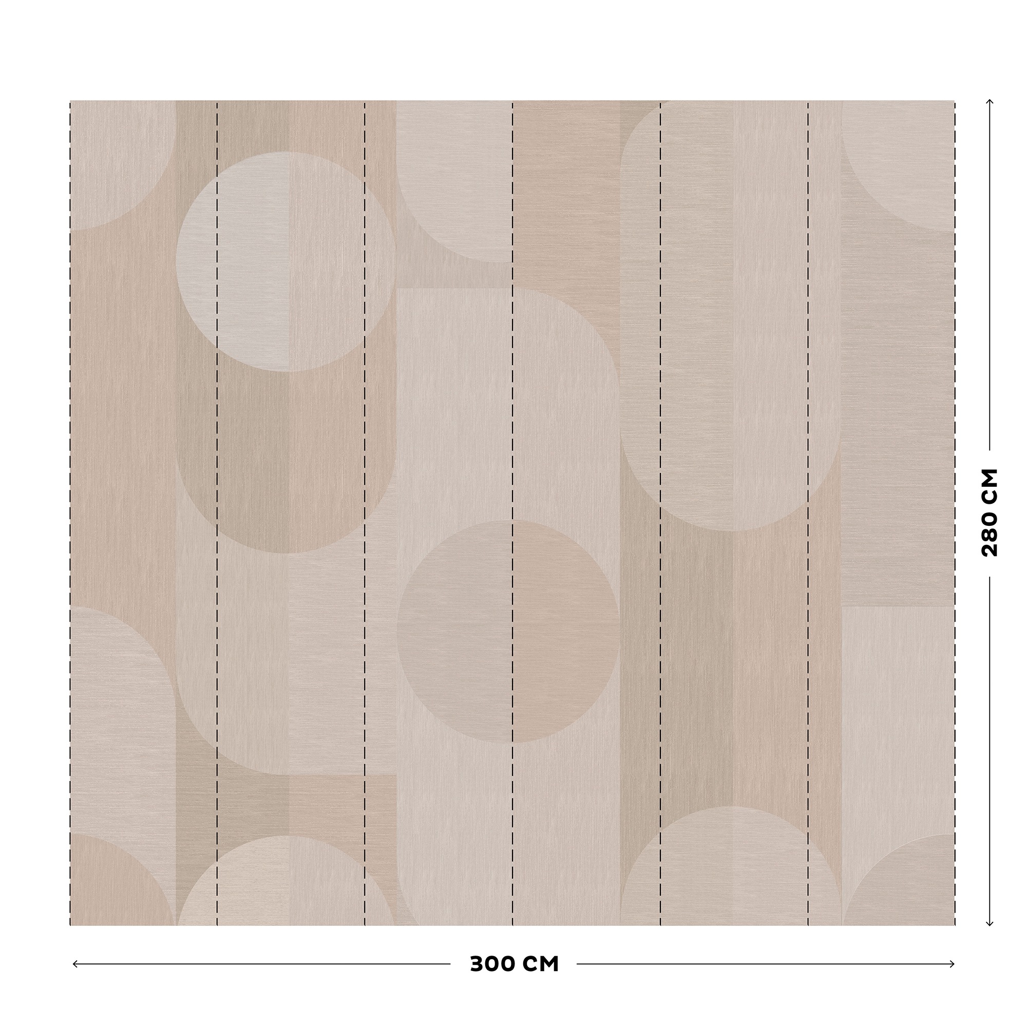 LAURA ASHLEY Fototapete »Finley« 3D-Optik texturiert 300x280cm