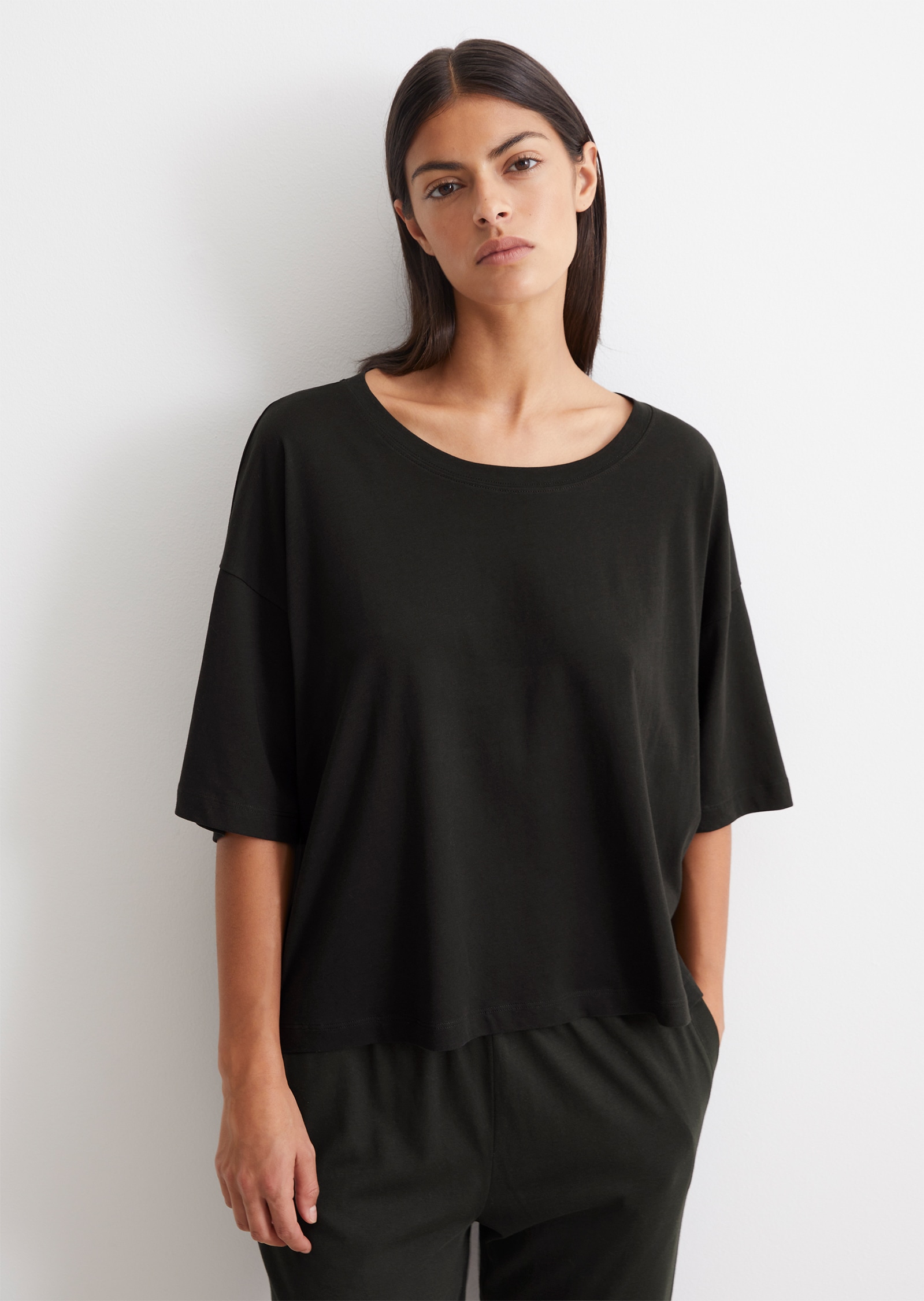 Marc OPolo T-Shirt "MIX & MATCH", Rundhals-Ausschnitt, Kurzarm, Pure Cotton günstig online kaufen