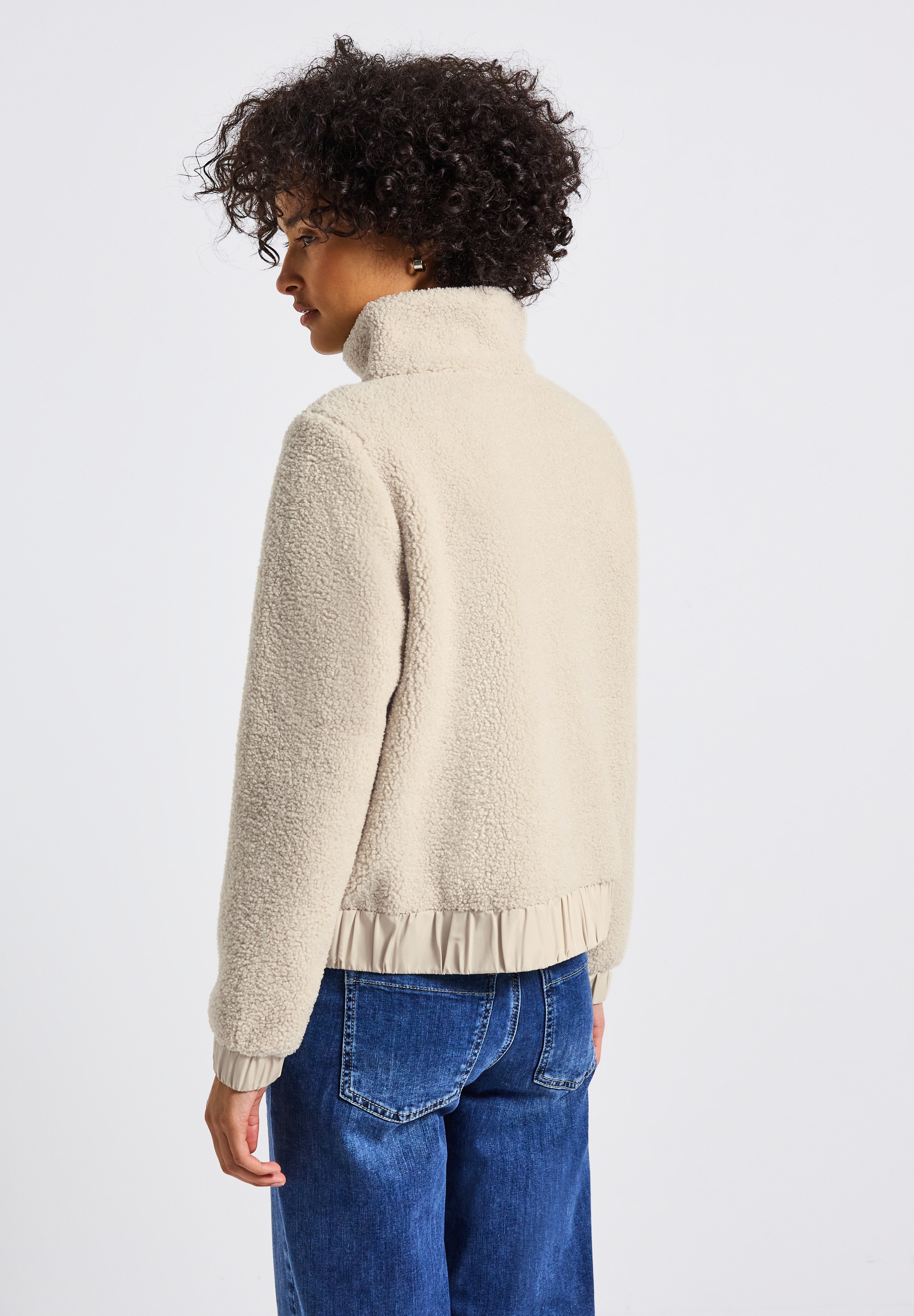 STREET ONE Bouclèjacke, in Teddy-Qualität günstig online kaufen