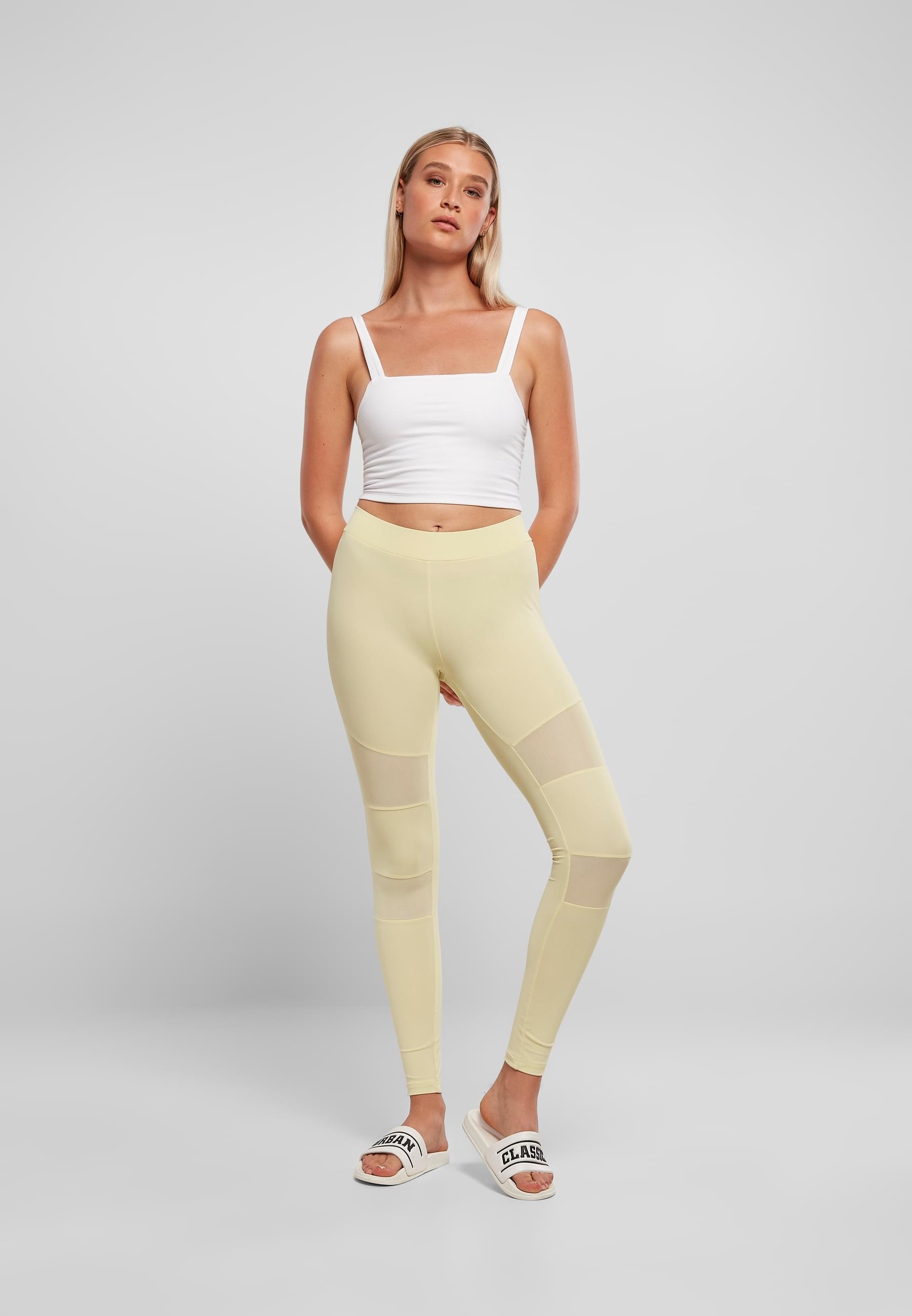 URBAN CLASSICS Leggings »Urban Classics Damen Ladies Tech Mesh Leggings«, (1 tlg.)