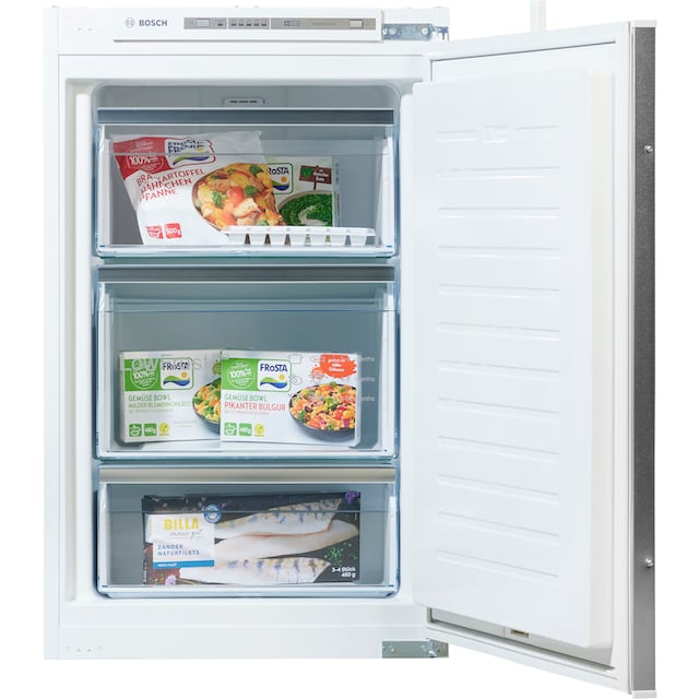 BOSCH Einbaugefrierschrank »GIV21VSE0«, 4, 87,4 cm hoch, 54,1 cm breit auf  Rechnung | BAUR