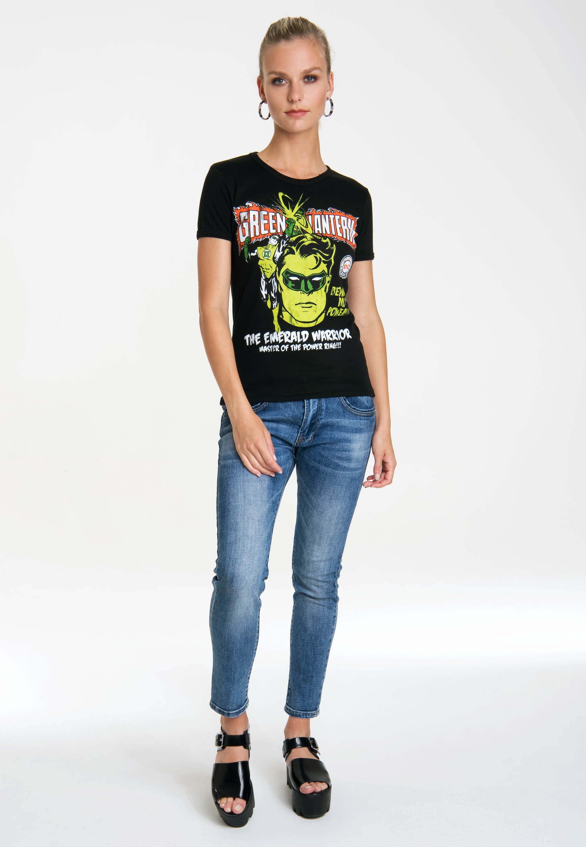 LOGOSHIRT T-Shirt »Green Lantern«, mit lizenziertem Originaldesign