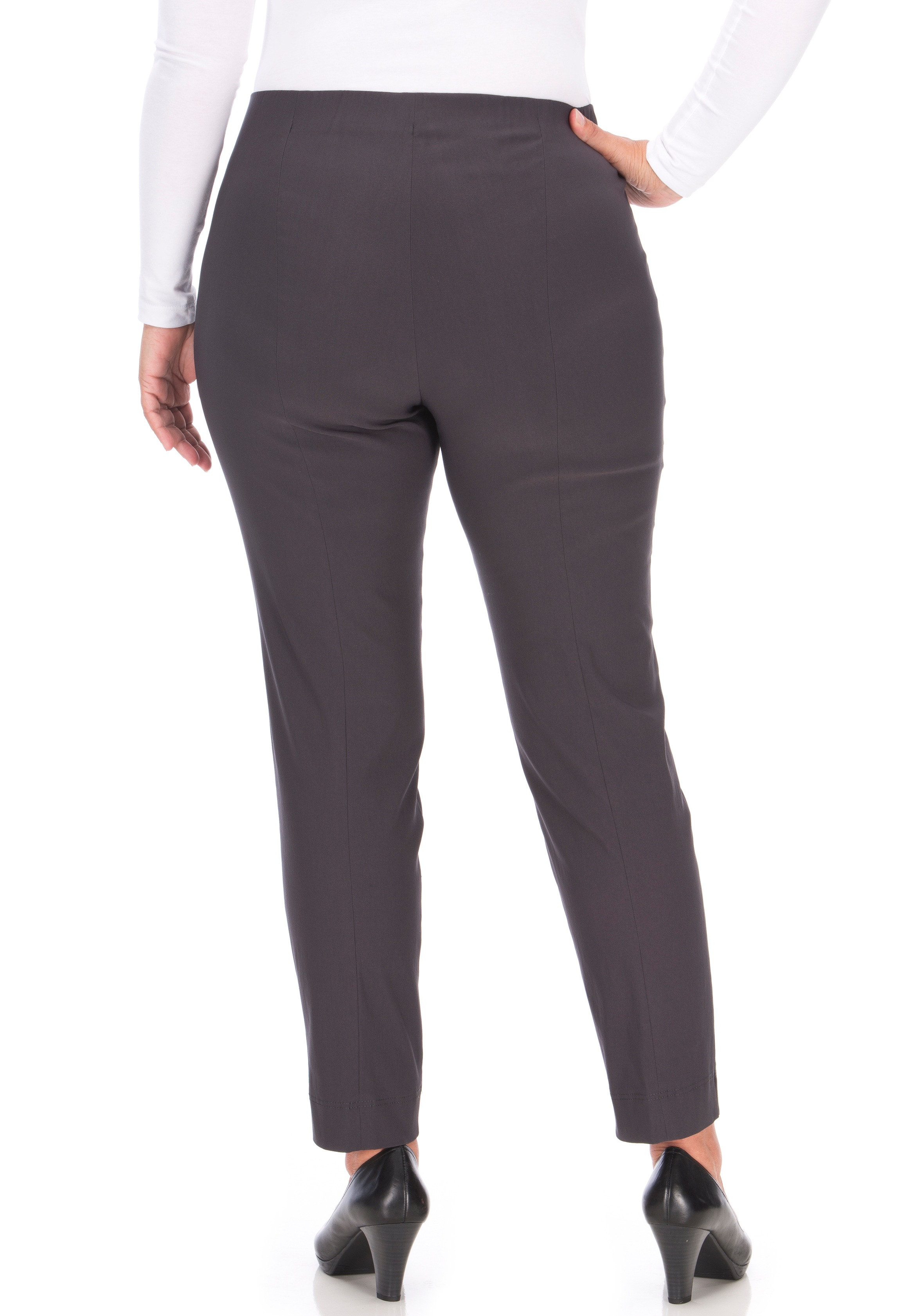 Thumbnail - KjBRAND Stoffhose "Susie XS Ankle Bengaline", Sommerhose mit Schlupfbund